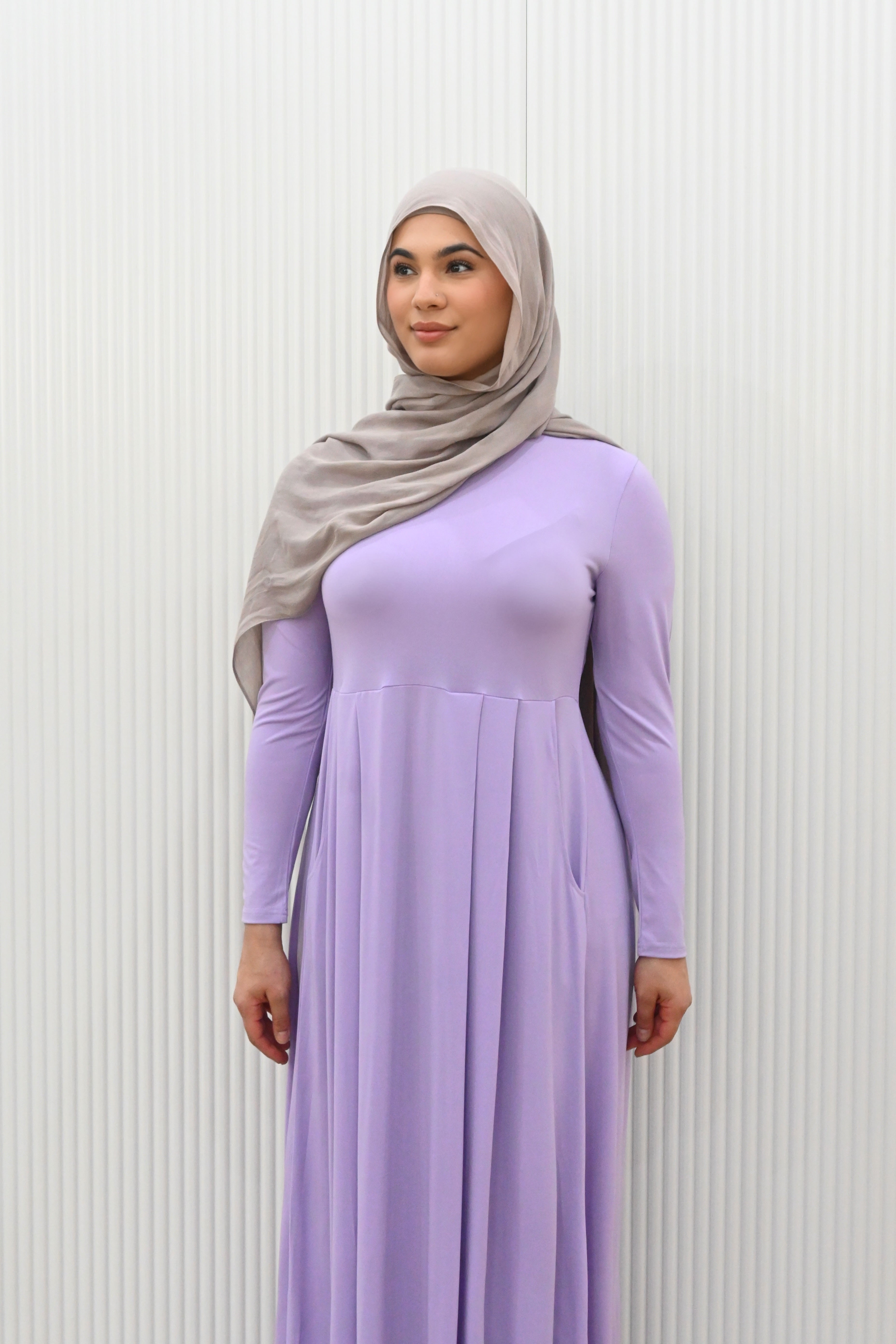 ALISSA LILAC DRESS