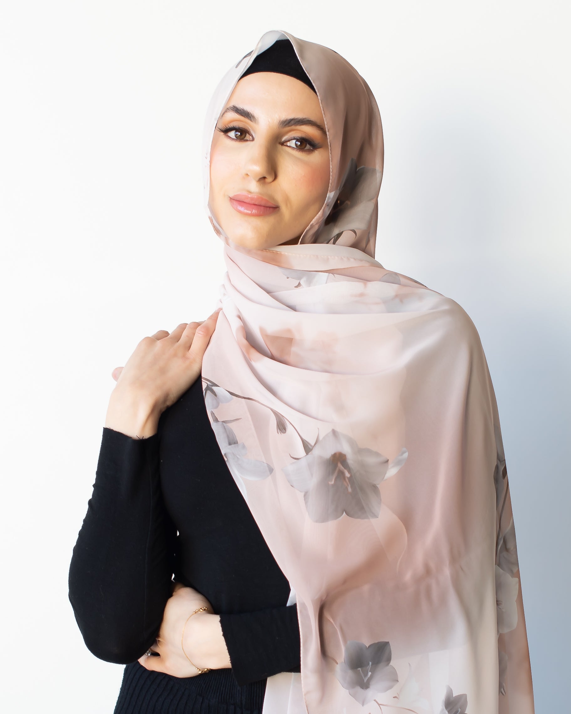 AMAYA FLORAL PRINTED HIJAB