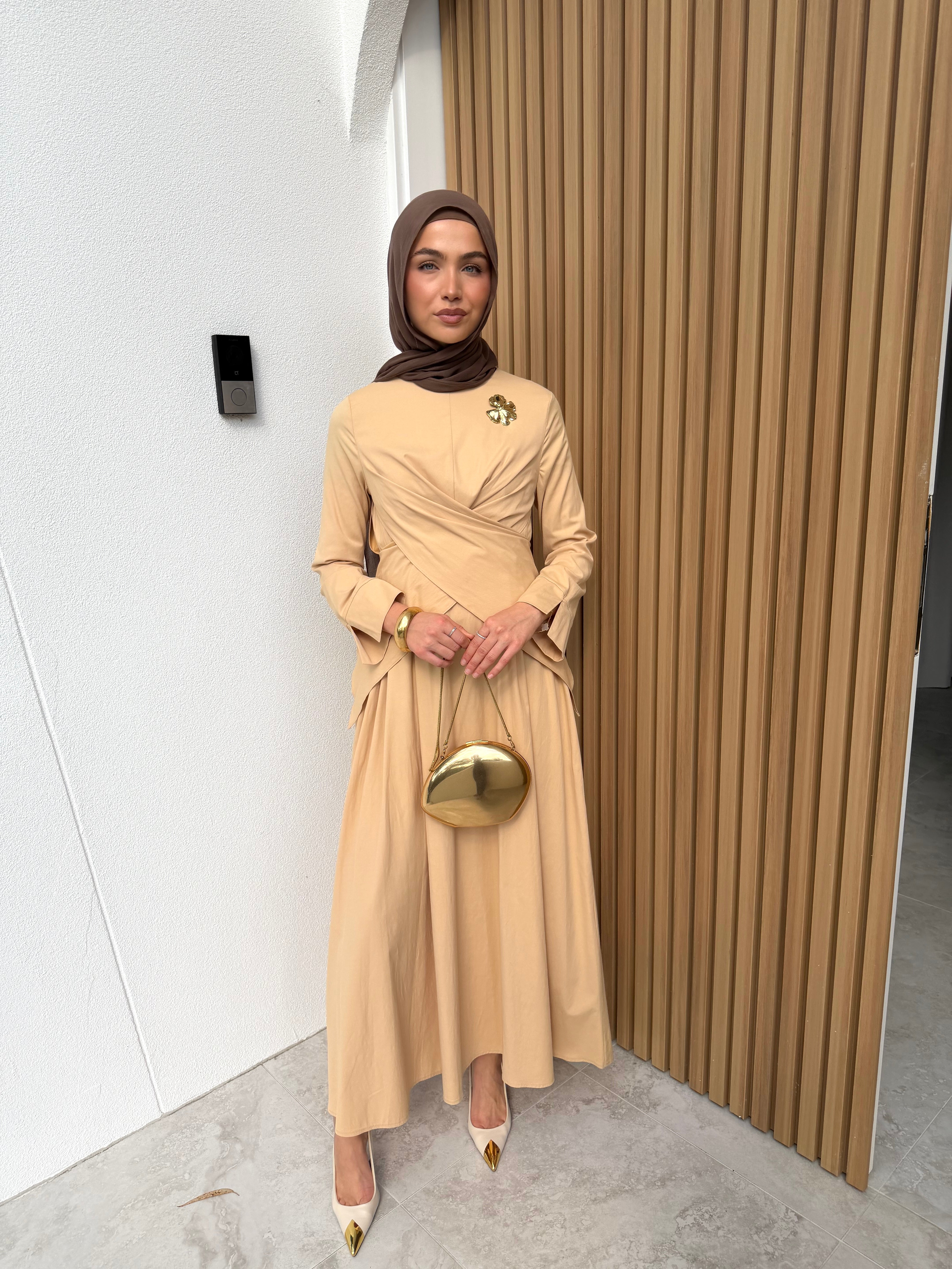 SOLENE WRAP DRESS