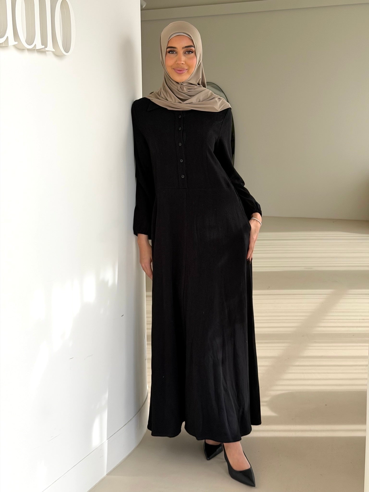 YASMINA LINEN DRESS