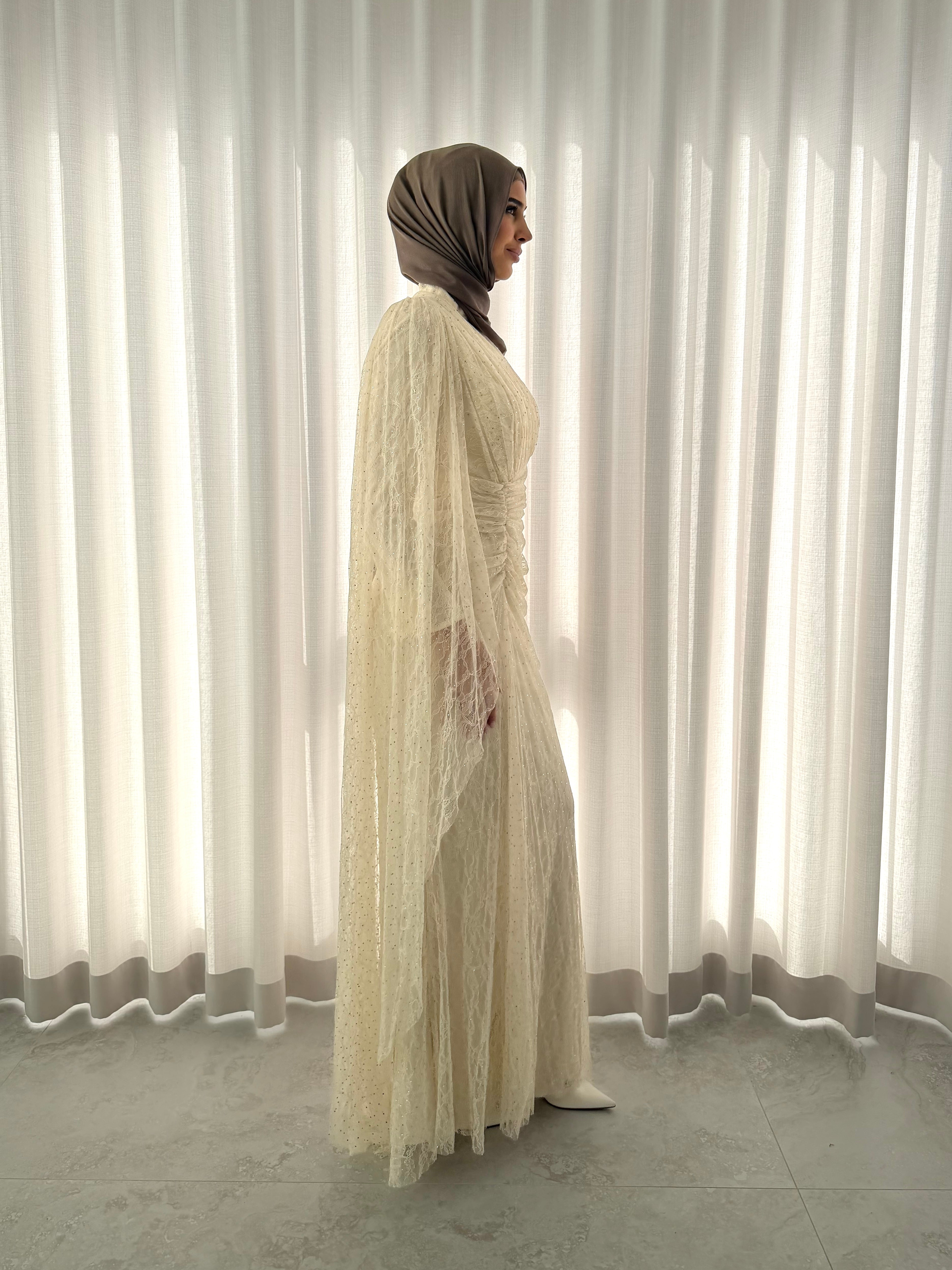 LACE ROYALE FORMAL DRESS-IVORY