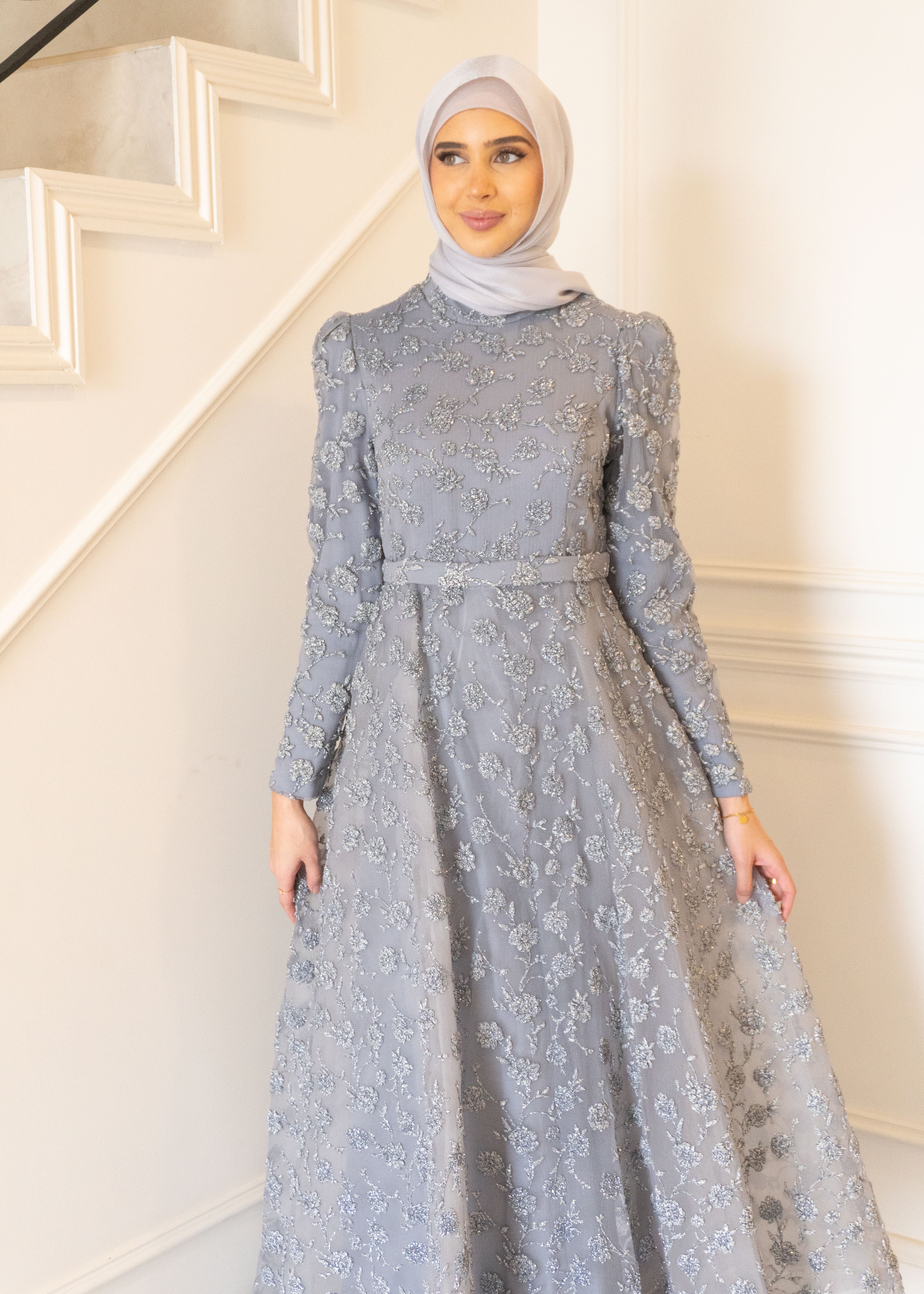 ALISHA FORMAL DRESS- ICE BLUE