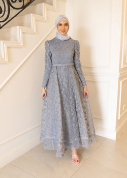 ALISHA FORMAL DRESS- ICE BLUE