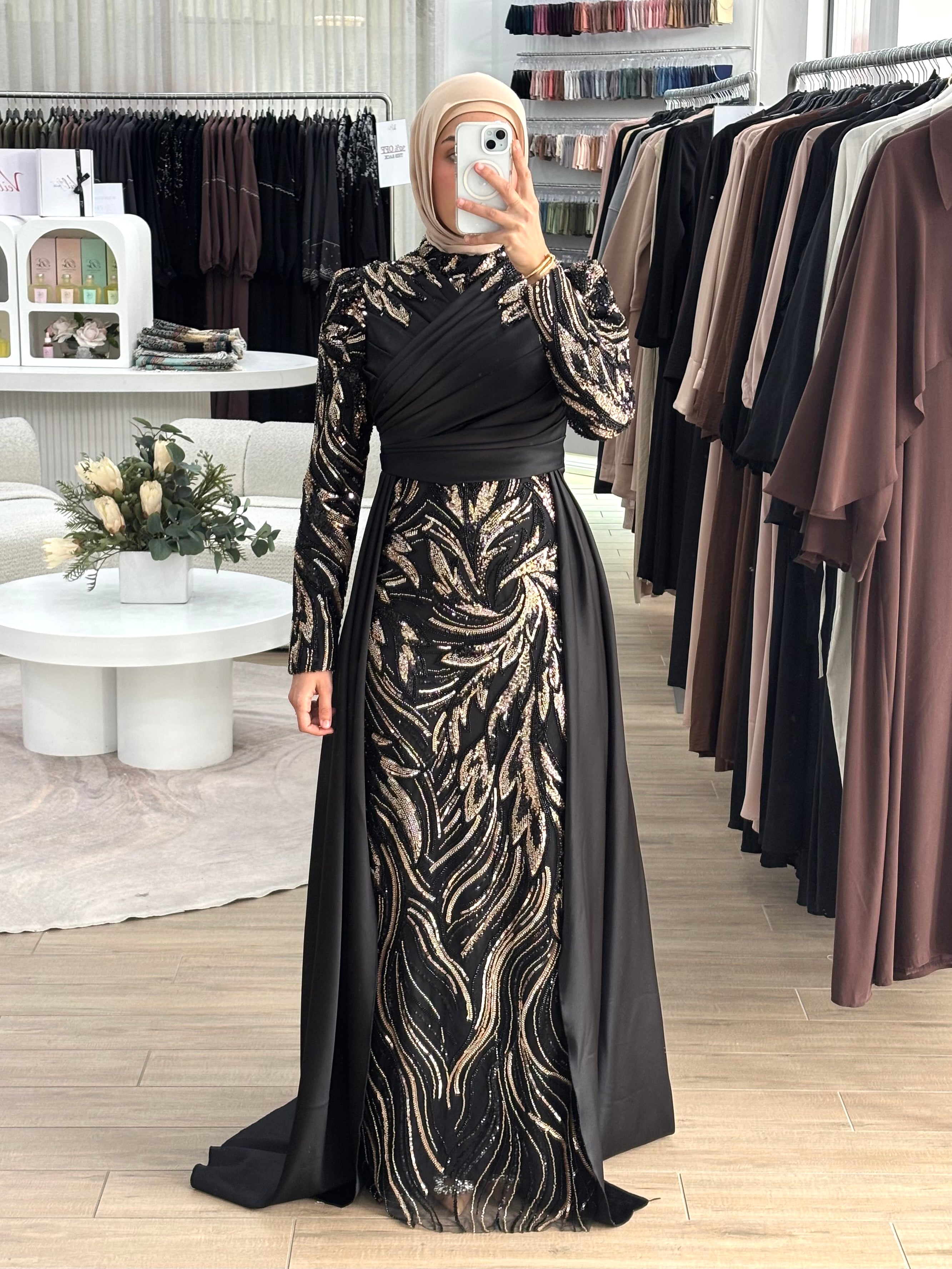 SORELLA FORMAL DRESS- BLACK