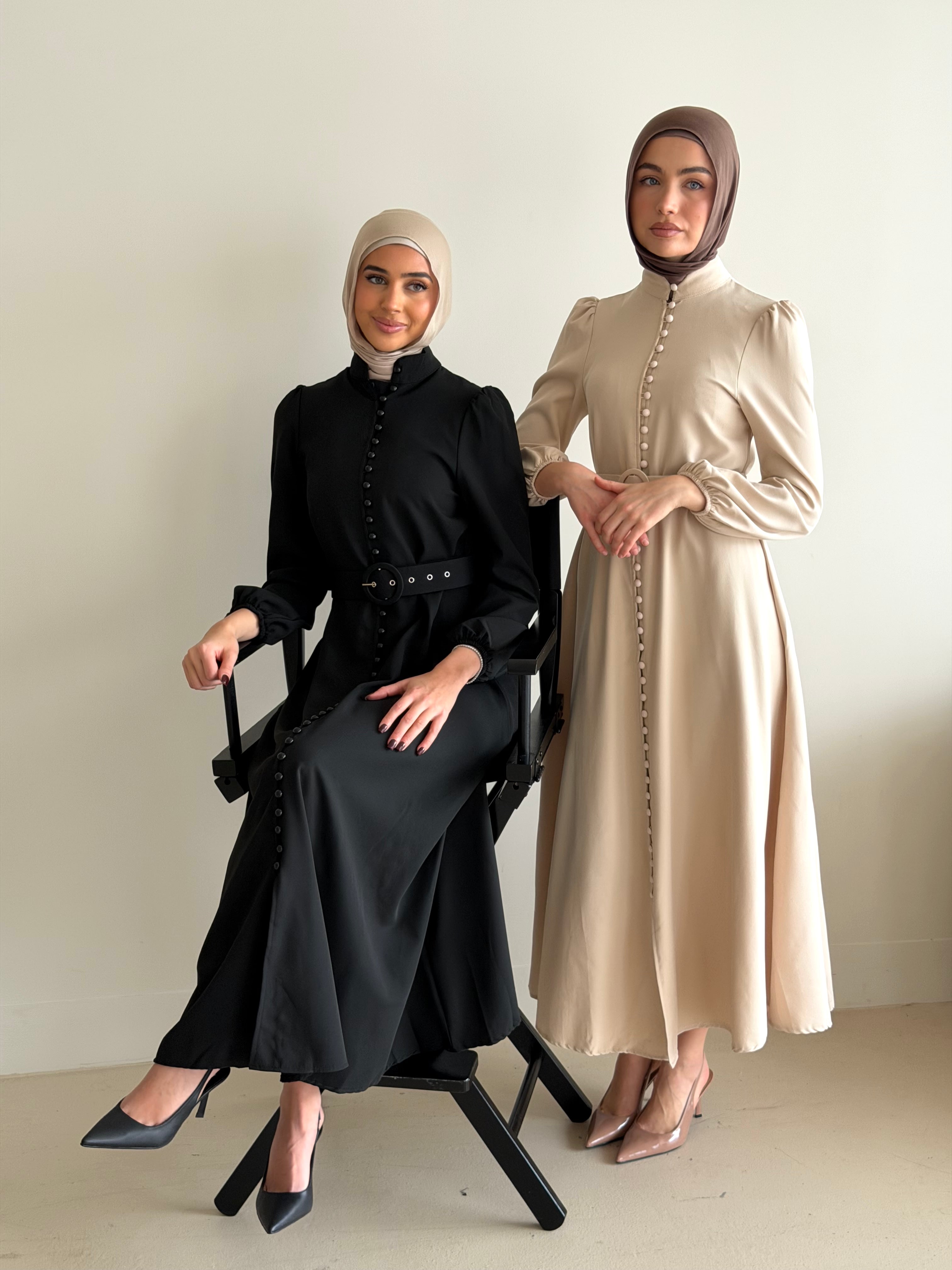 AMARA BUTTON DRESS