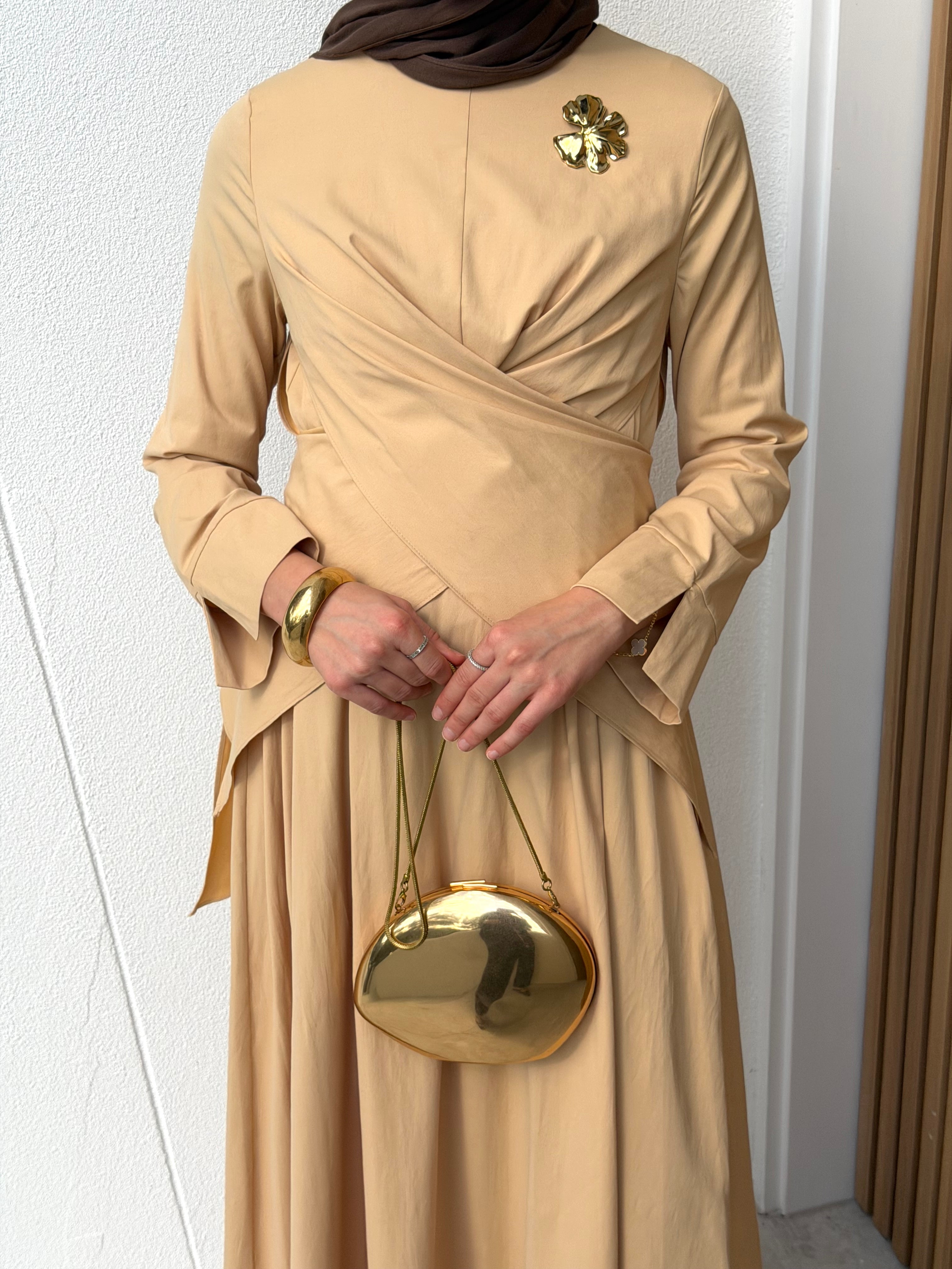 SOLENE WRAP DRESS