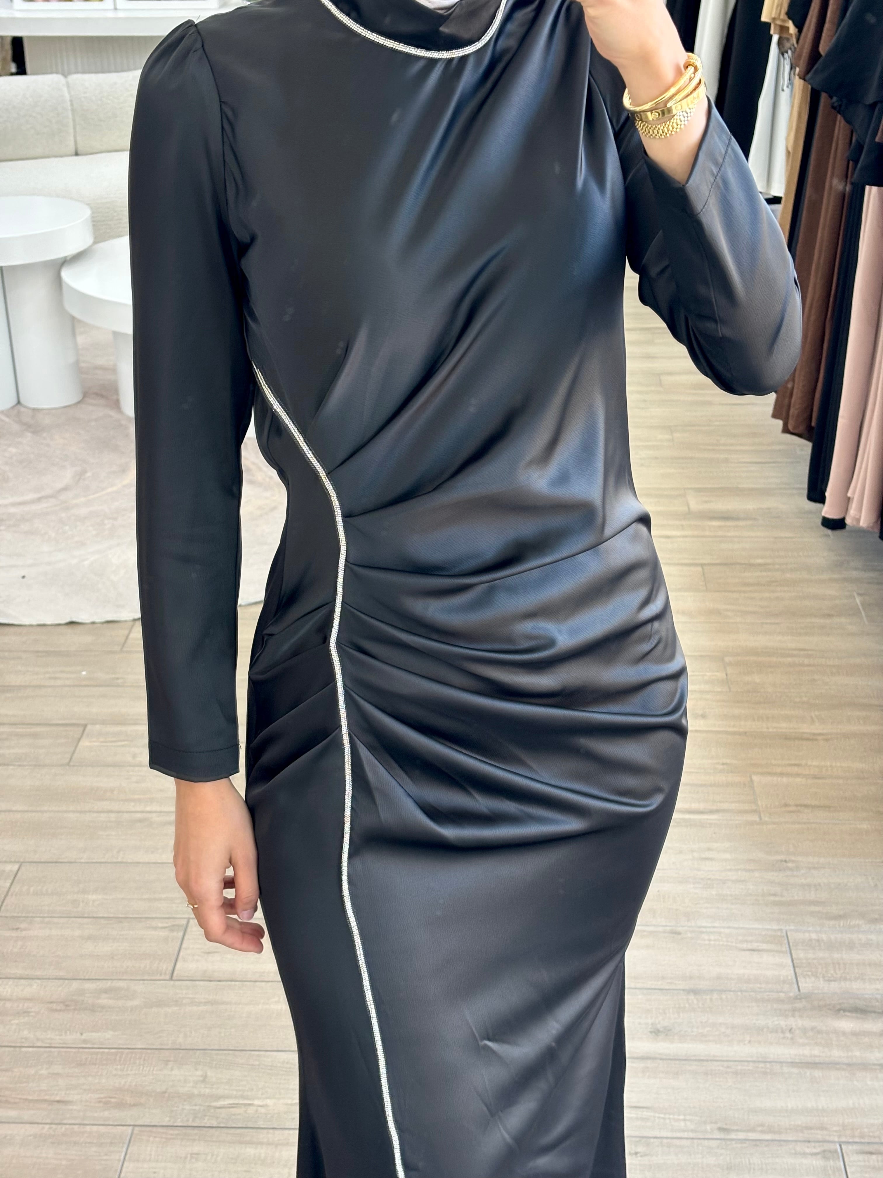 OLA FORMAL DRESS- BLACK