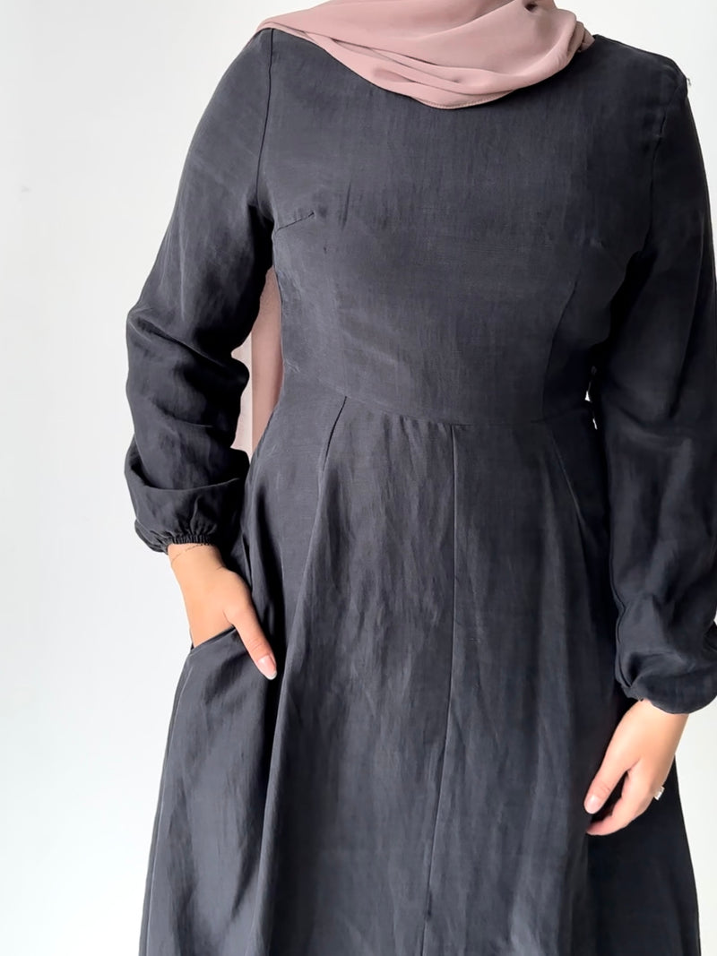 AMIRA DRESS- BLACK