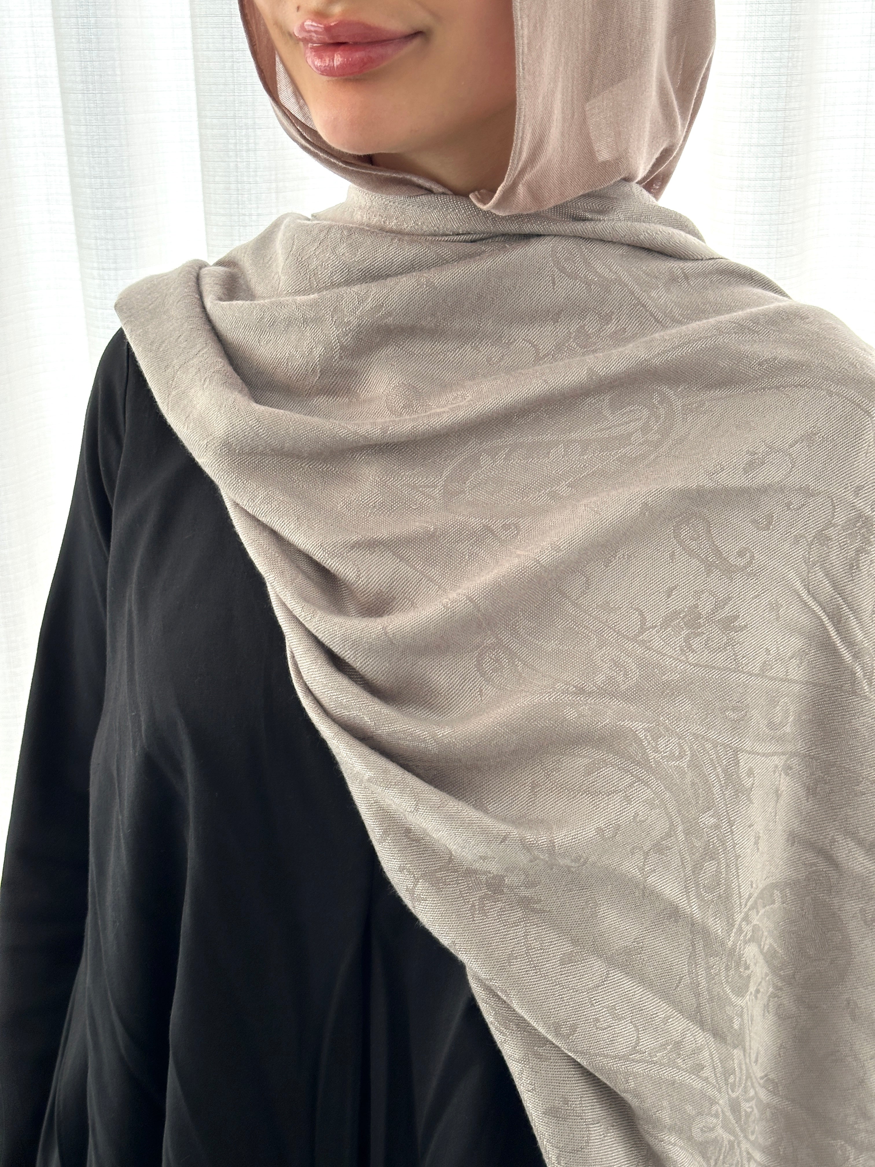 CRAFTED PASHMINA- MUSHROOM