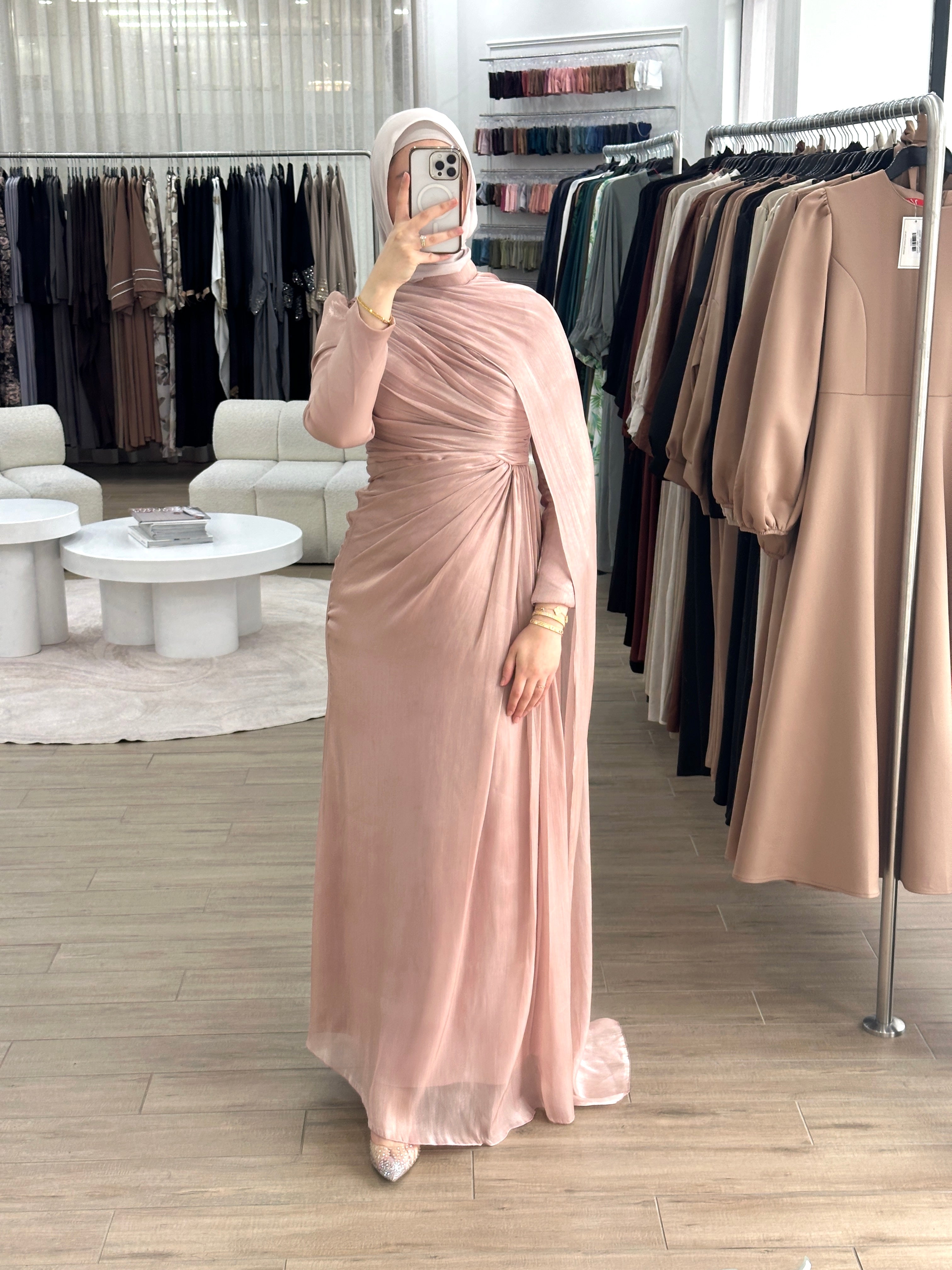 INAYA FORMAL DRESS- DUSTY ROSE