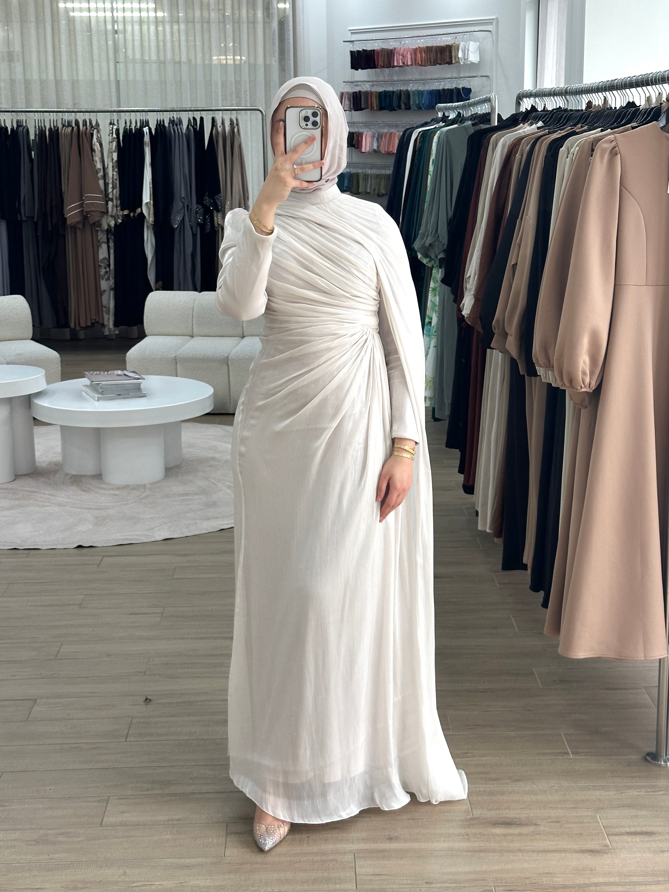 INAYA FORMAL DRESS-STONE