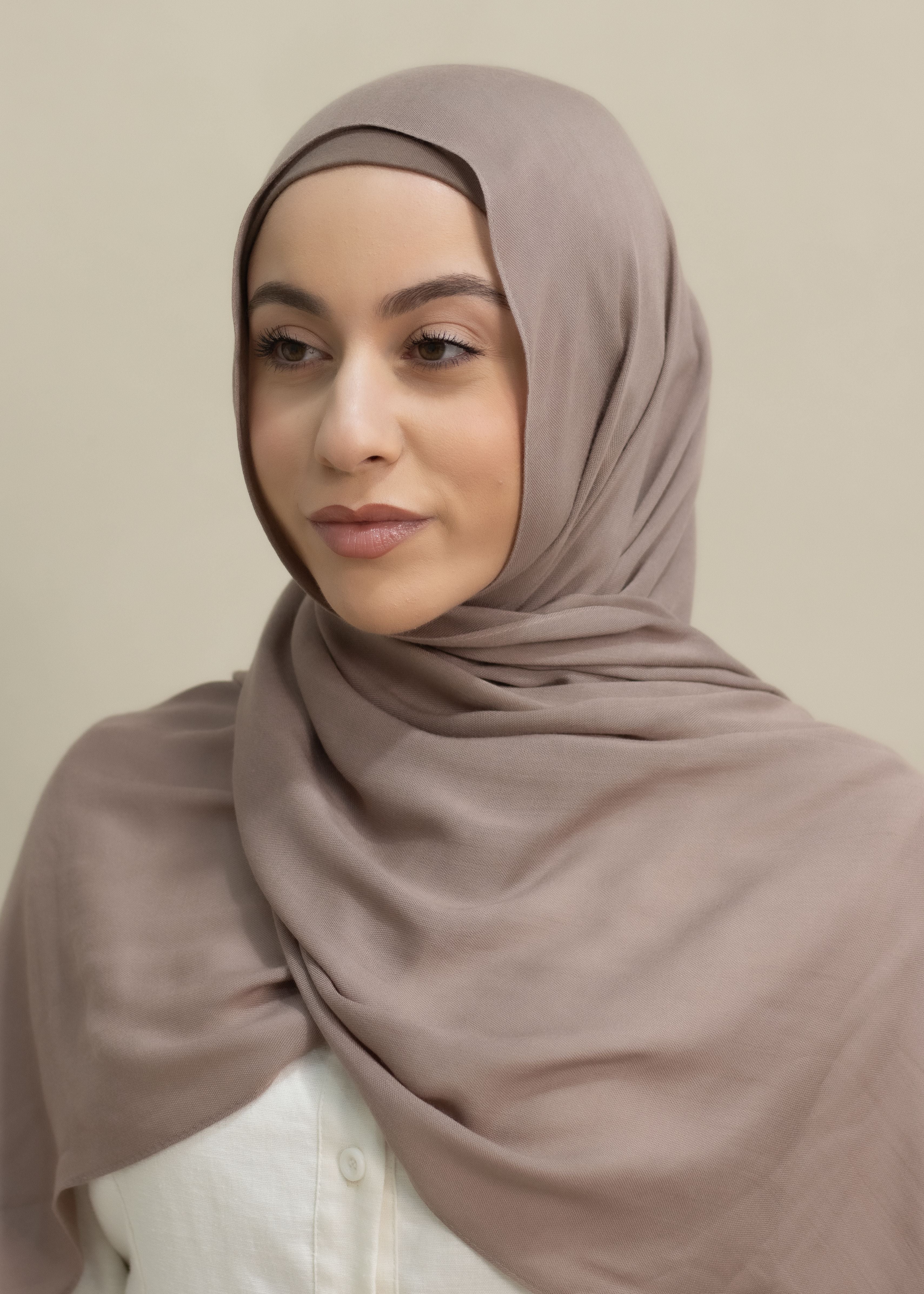 Premium modal hijab 180cm x 70cm soft drape lightweight breathable fabric