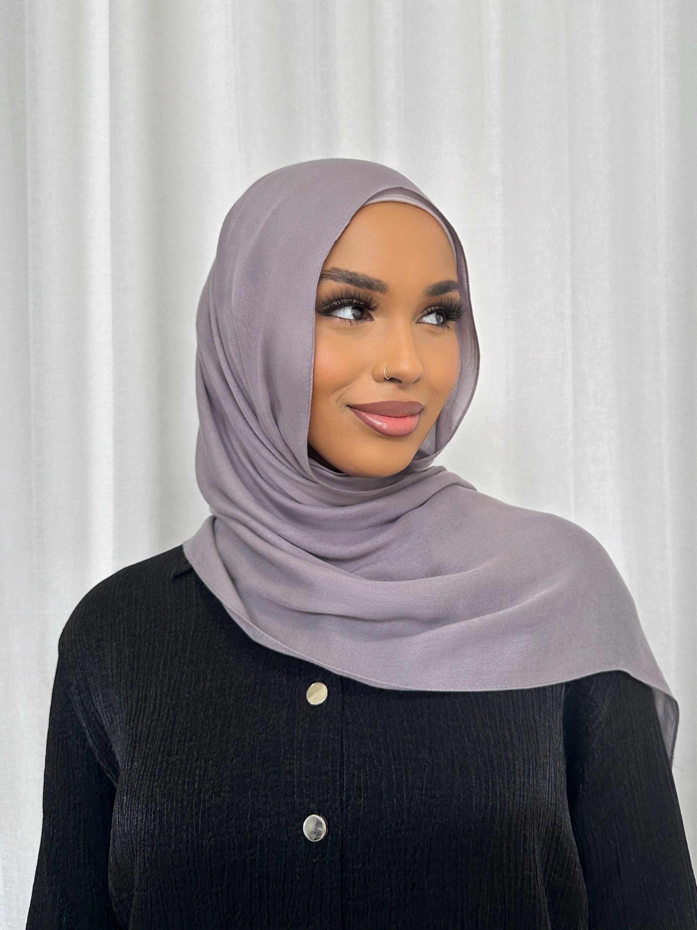 Premium modal hijab 180cm x 70cm soft drape lightweight breathable fabric