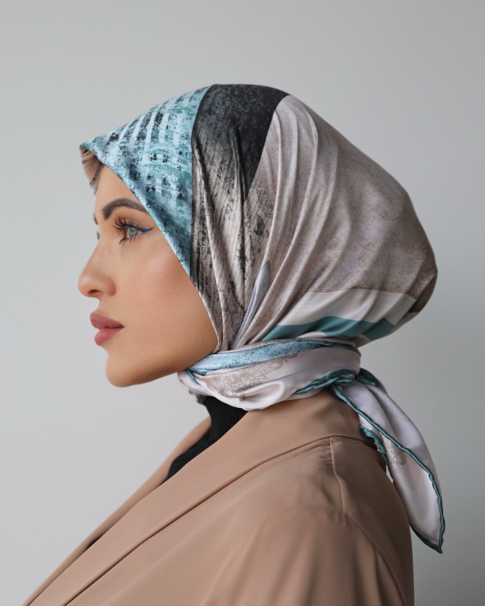 MOROCCAN SILK SQUARE HIJAB