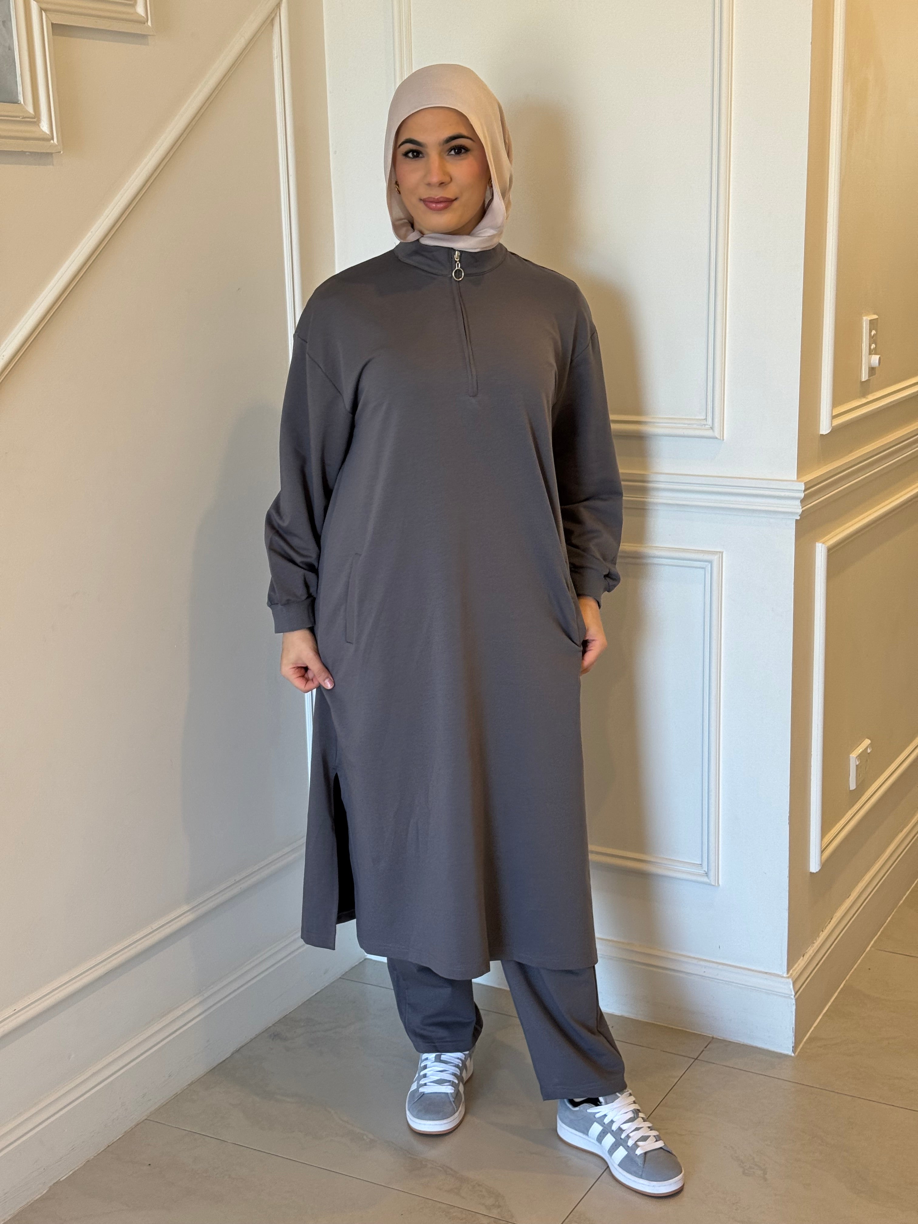 Modest Trackset — relaxed modest activewear set for women