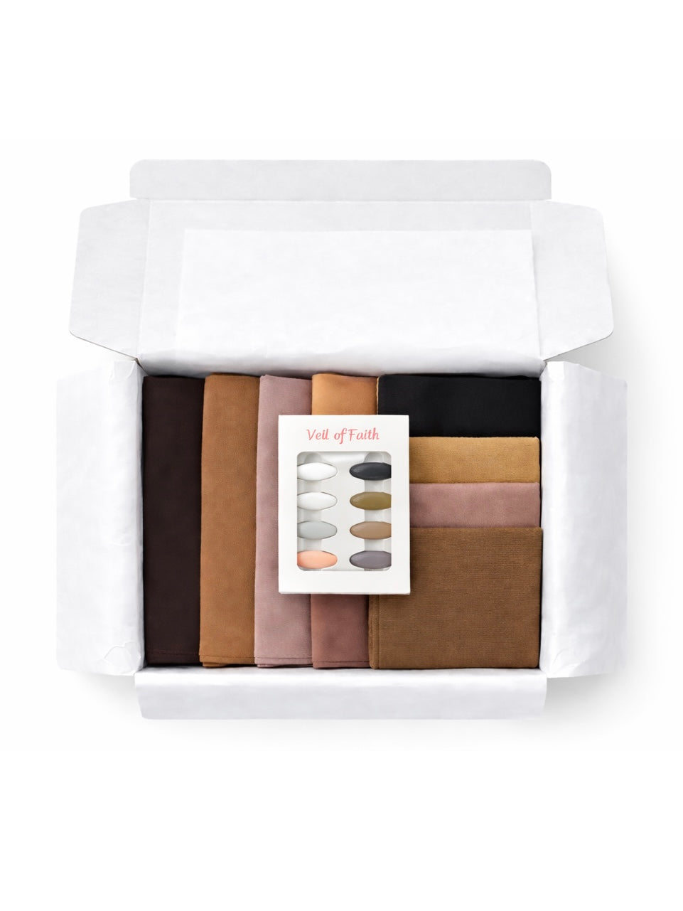 NEUTRAL HIJAB GIFT BOX with pin box