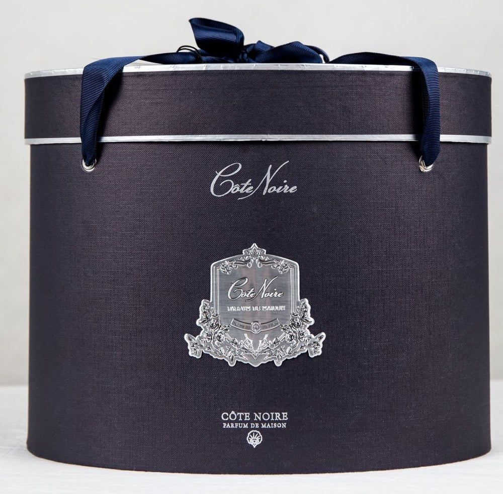 COTE NOIRE - PINK BLUSH ROSES-SILVER BADGE