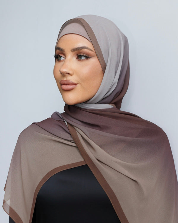 OMBRE HIJAB- COCOA