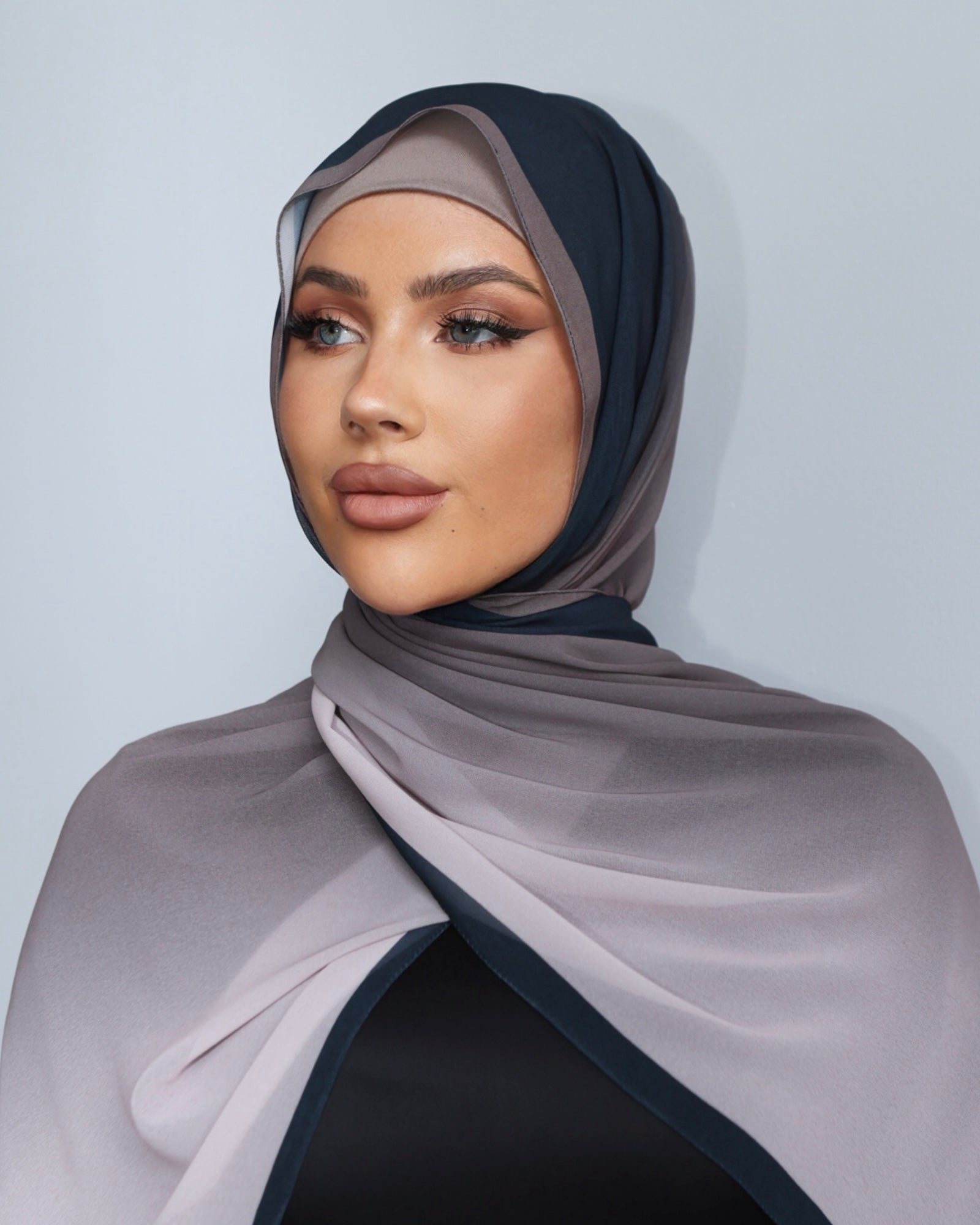 OMBRE HIJAB- DUSTY PINK