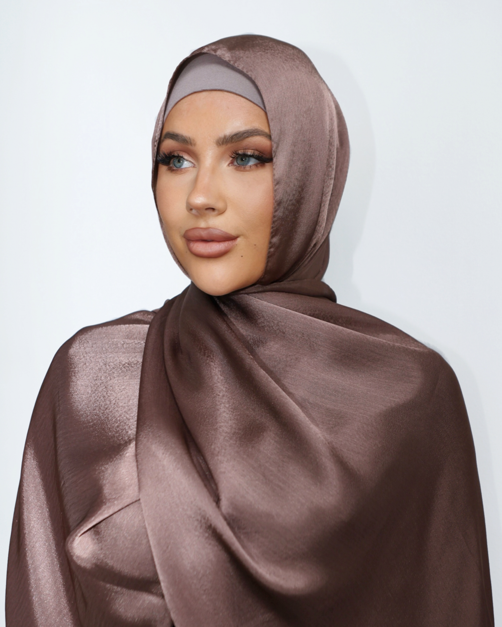 SHIMMER HIJAB- COCOA ROSE