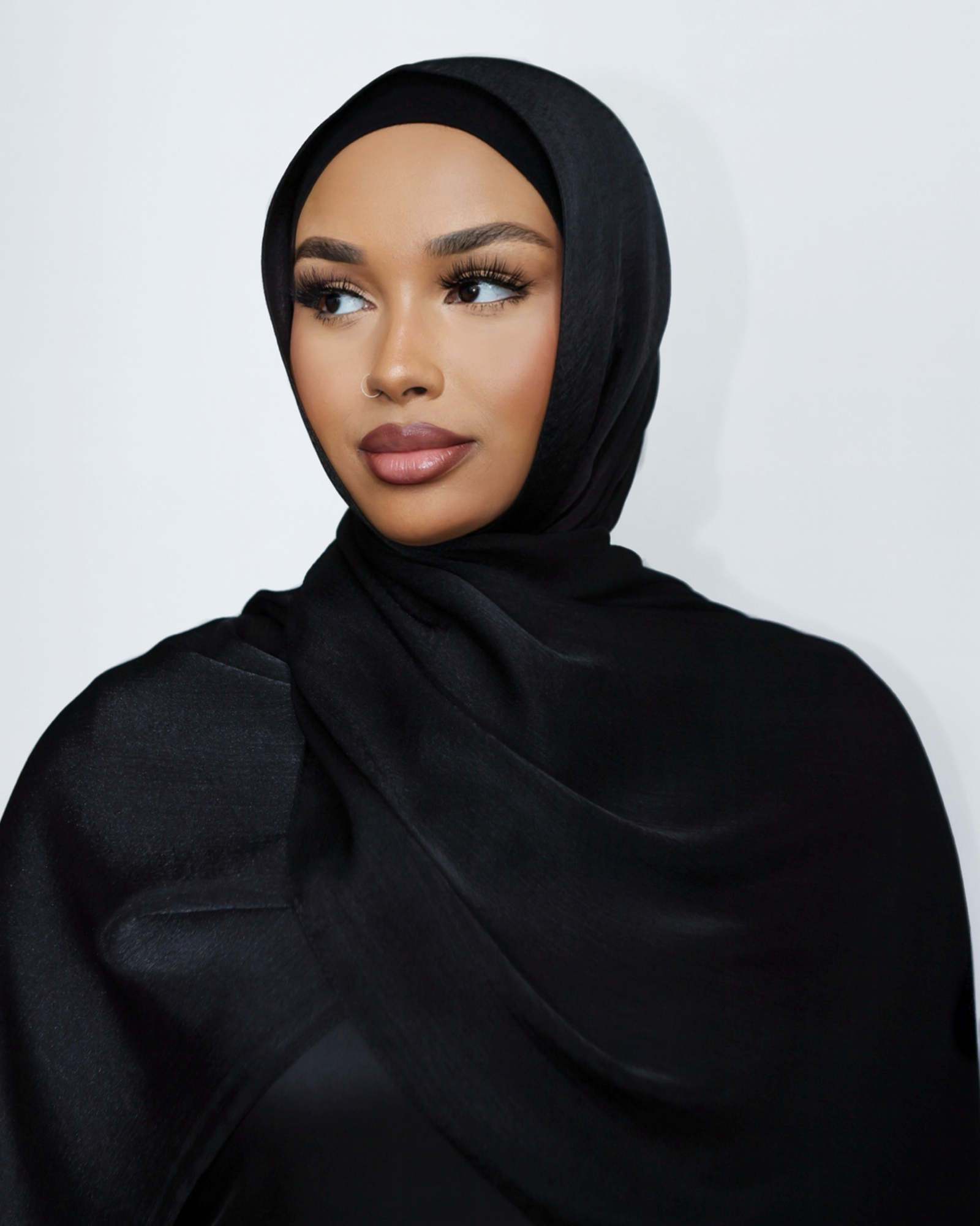 SHIMMER HIJAB- BLACK