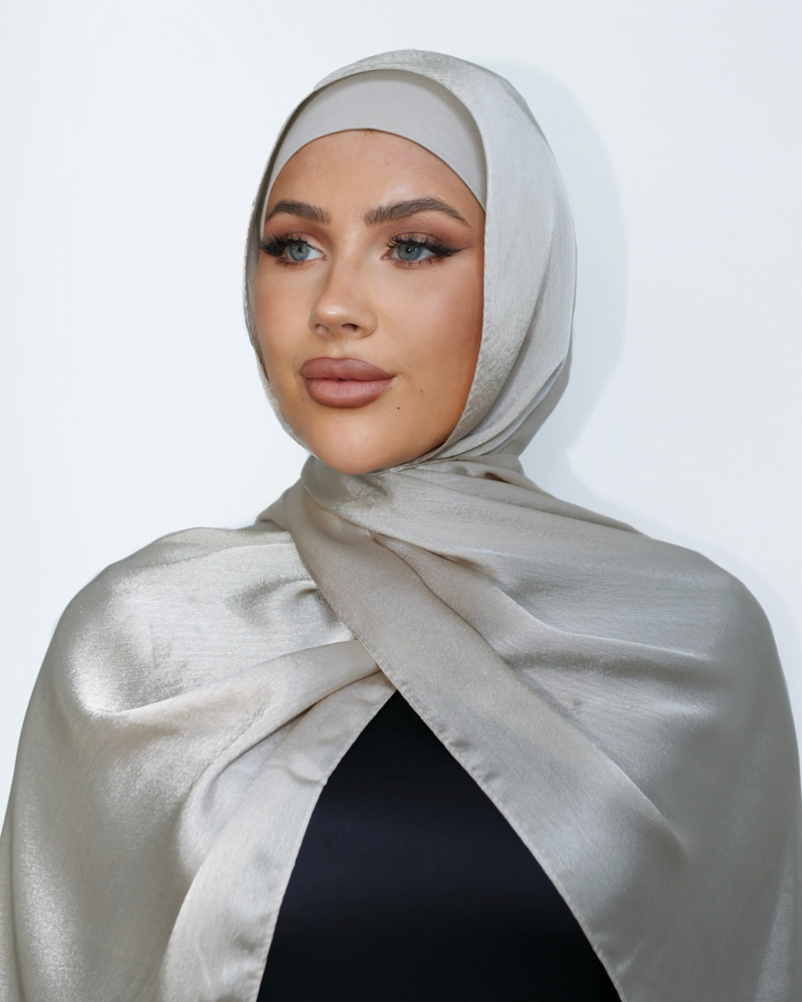 SHIMMER HIJAB- CHAMPAGNE