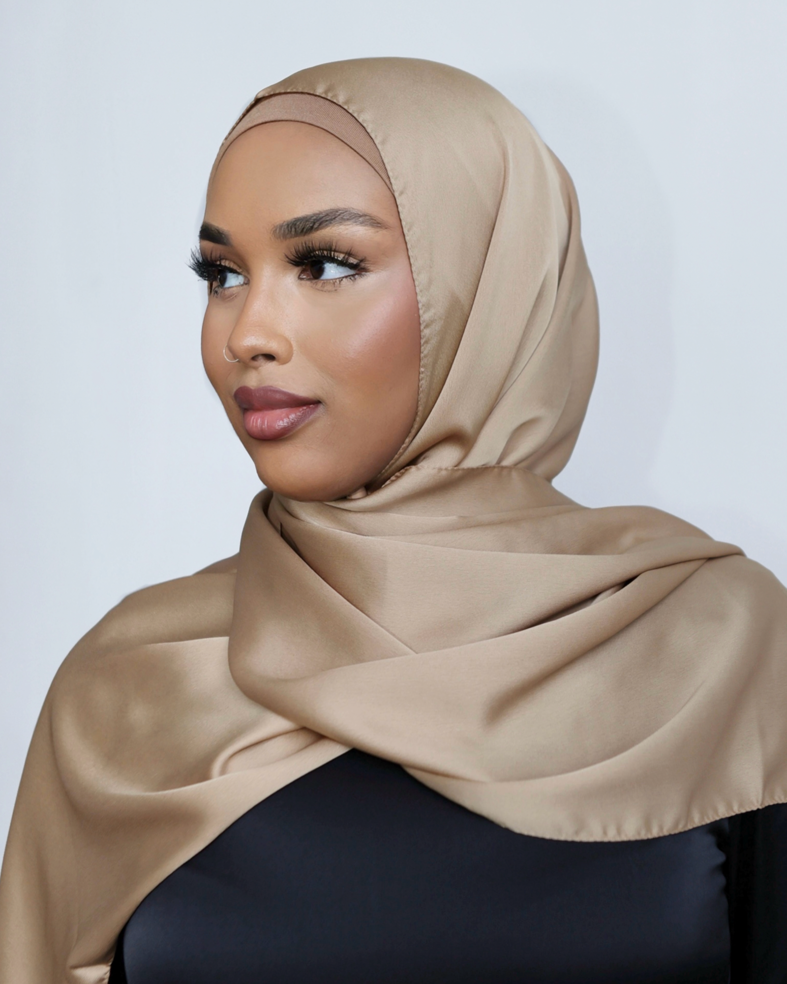 SILK LOOK HIJAB- GOLD