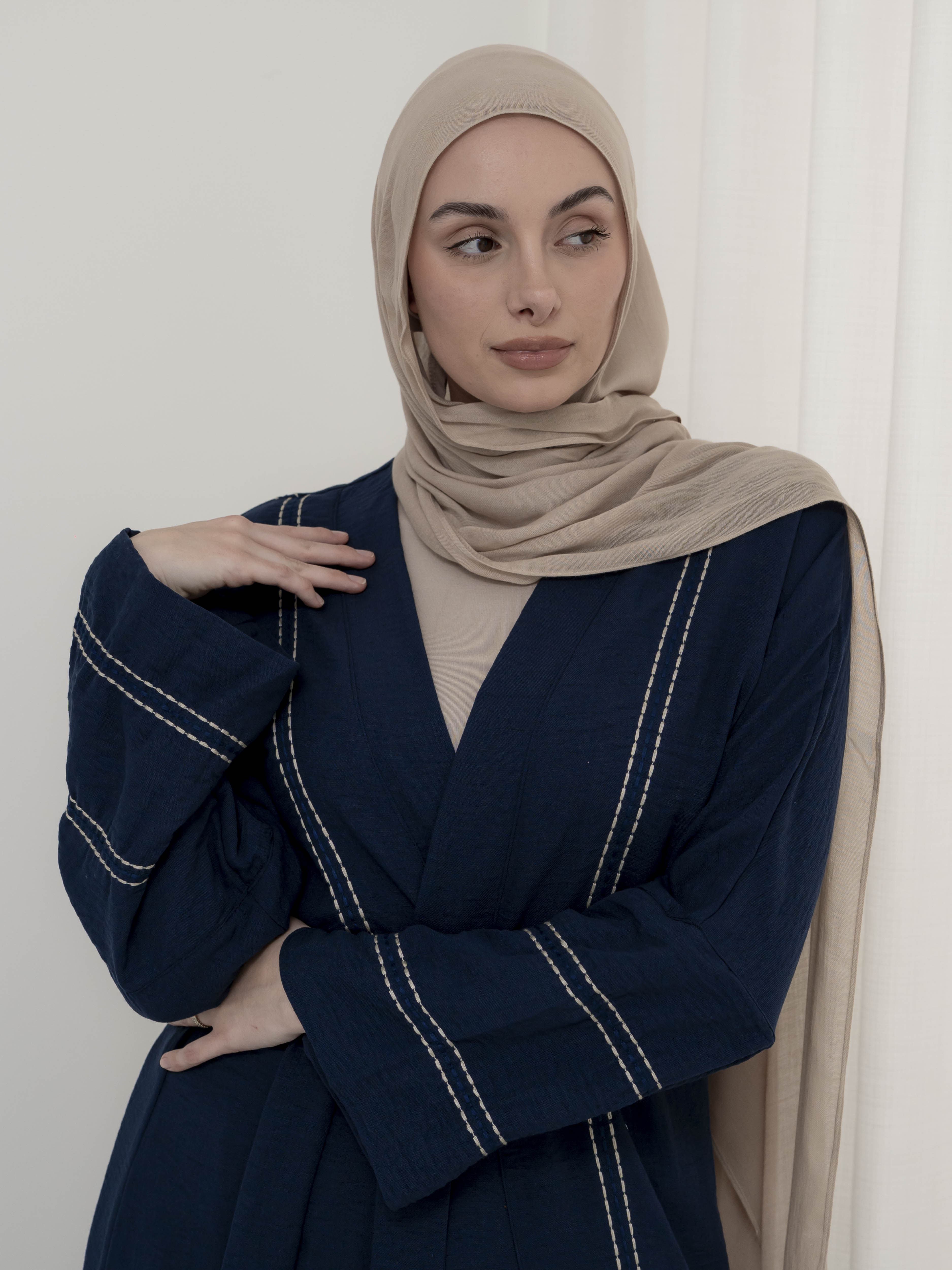 women's kimono for outerwear, layering piece, flowy for spring summer modest fashion, full length, maxi cardigan