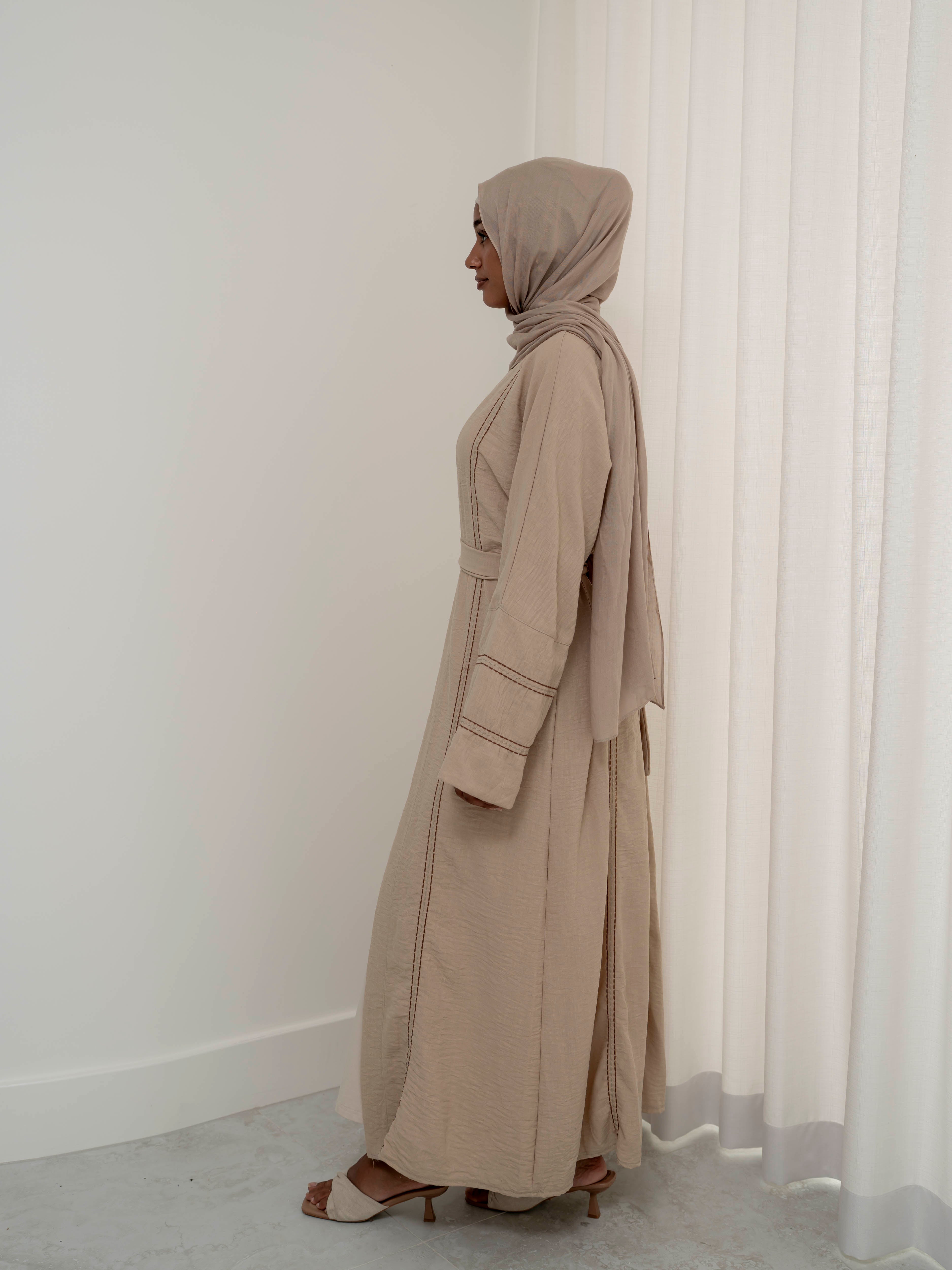 women's kimono for outerwear, layering piece, flowy for spring summer modest fashion, full length, maxi cardigan