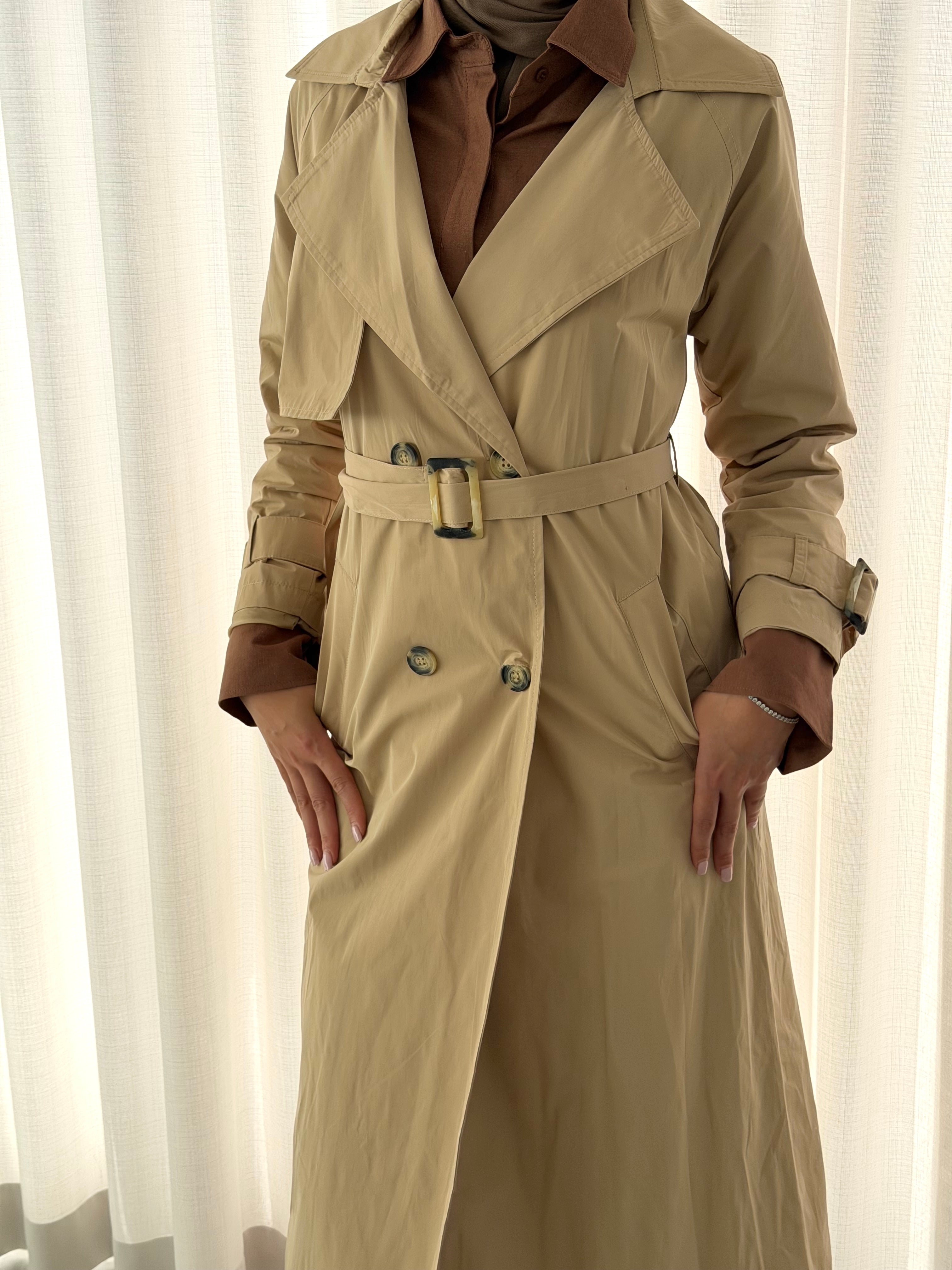 Dune Classic Coat- detail and structure, close up