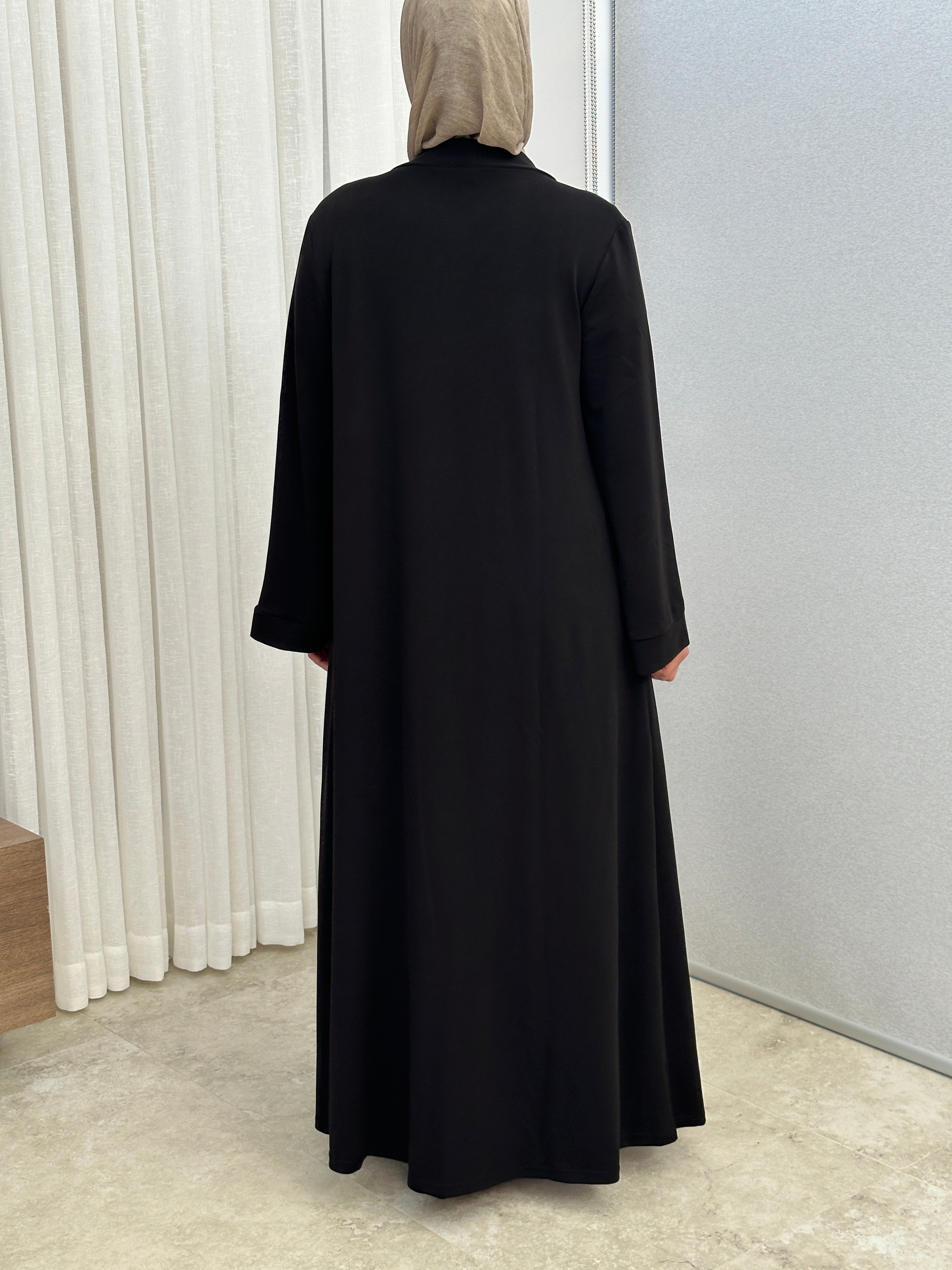 womens maxi full length kimono, lightweight cardigan for tran-seasonal spring summer, modest coverage with long sleeves