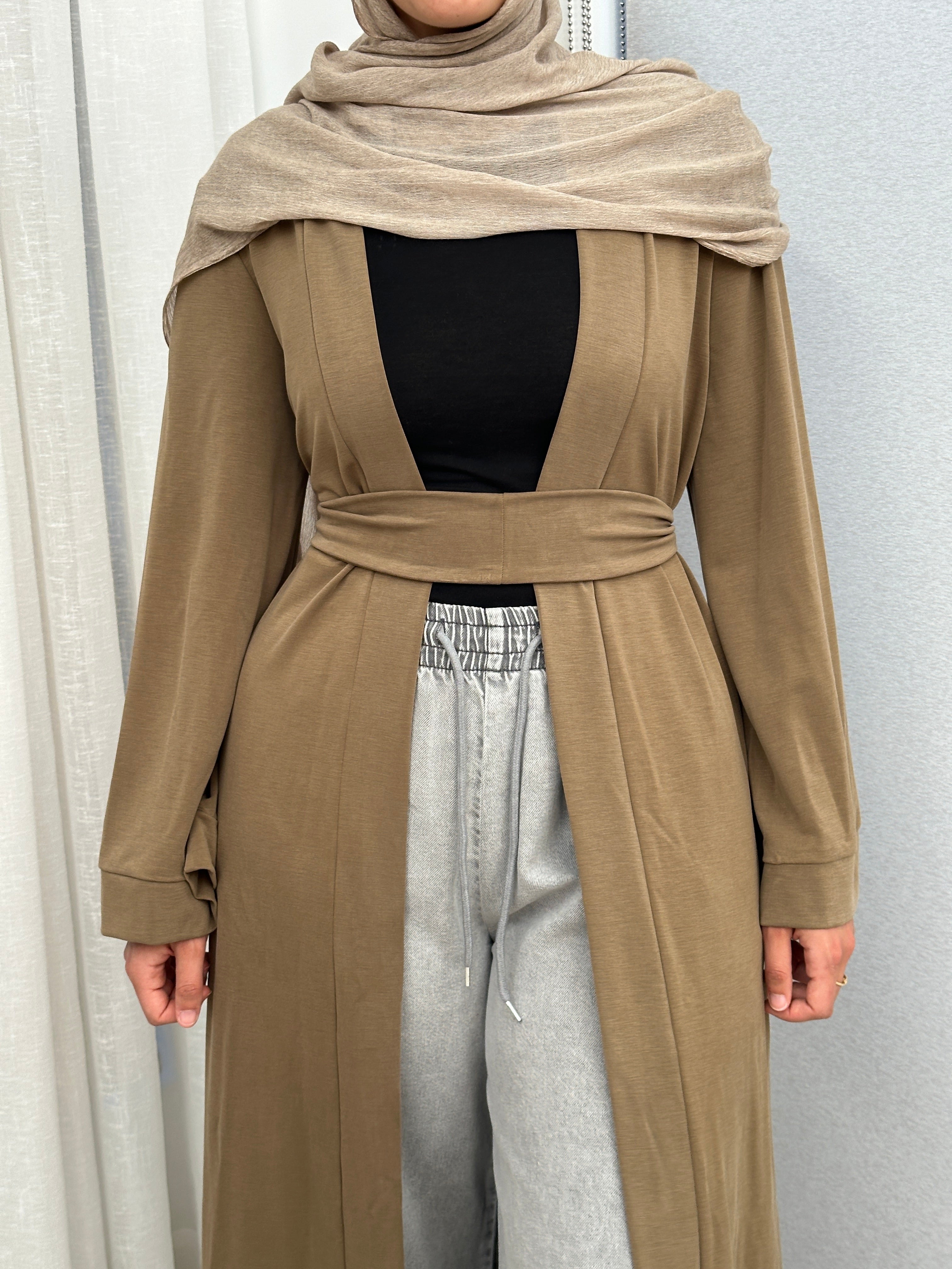 womens maxi full length kimono, lightweight cardigan for tran-seasonal spring summer, modest coverage with long sleeves