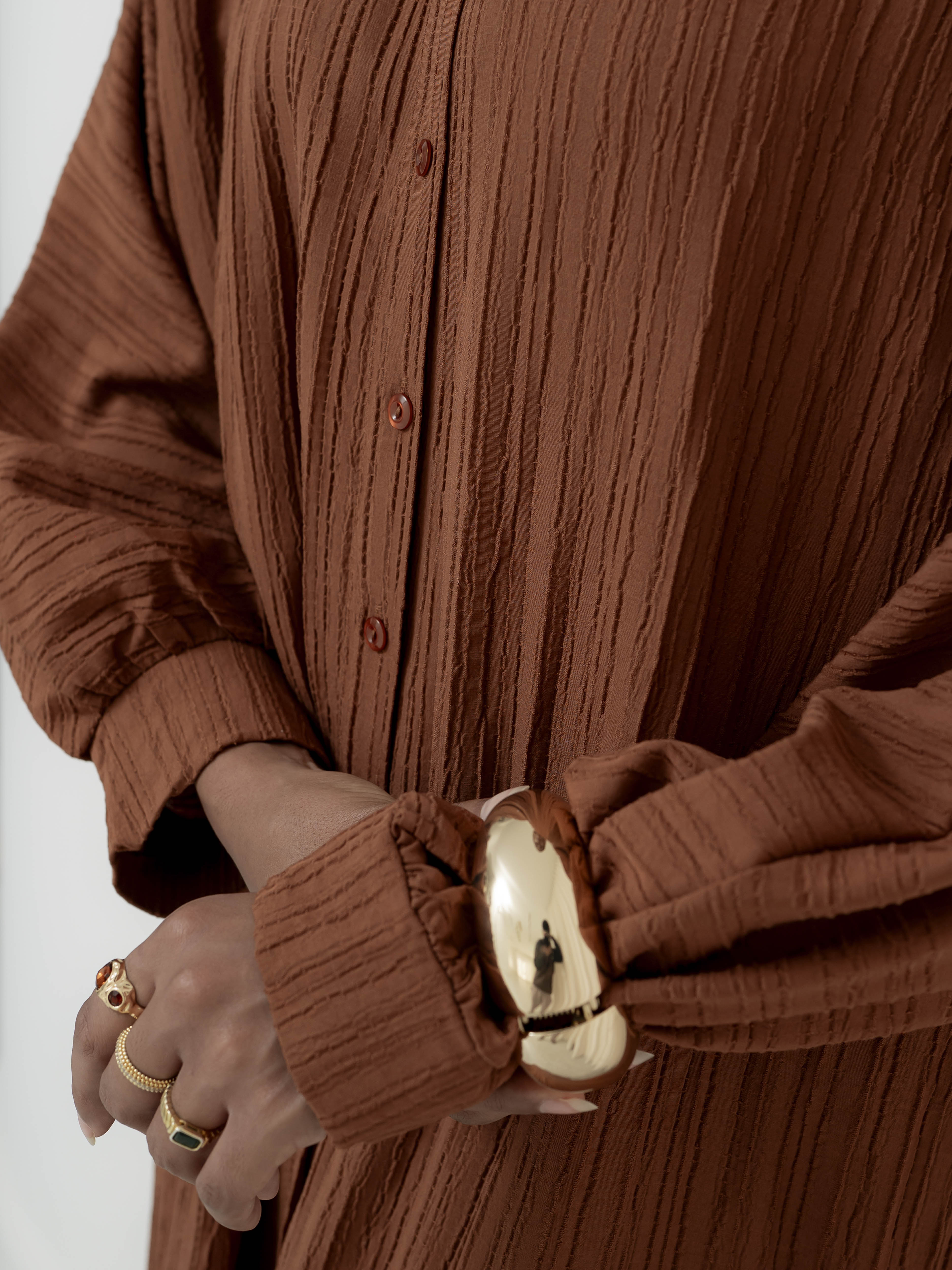 women's shirt dress with buttons for spring summer modest fashion 