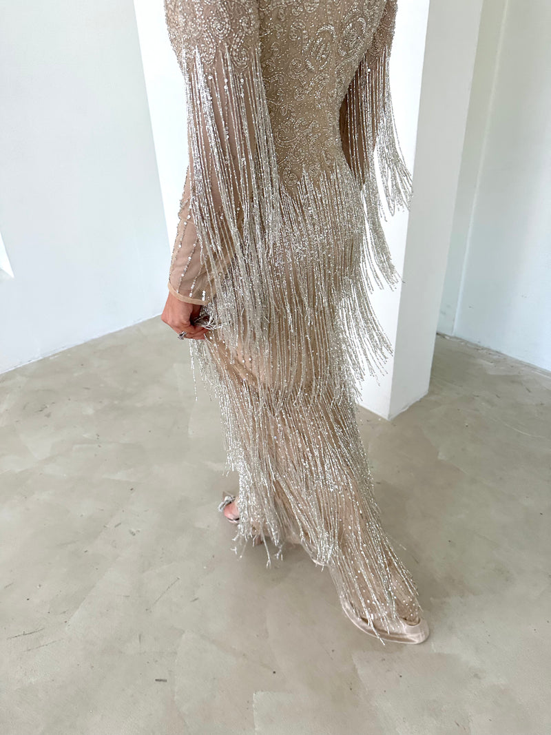 NACEY FULLY BEADED DRESS