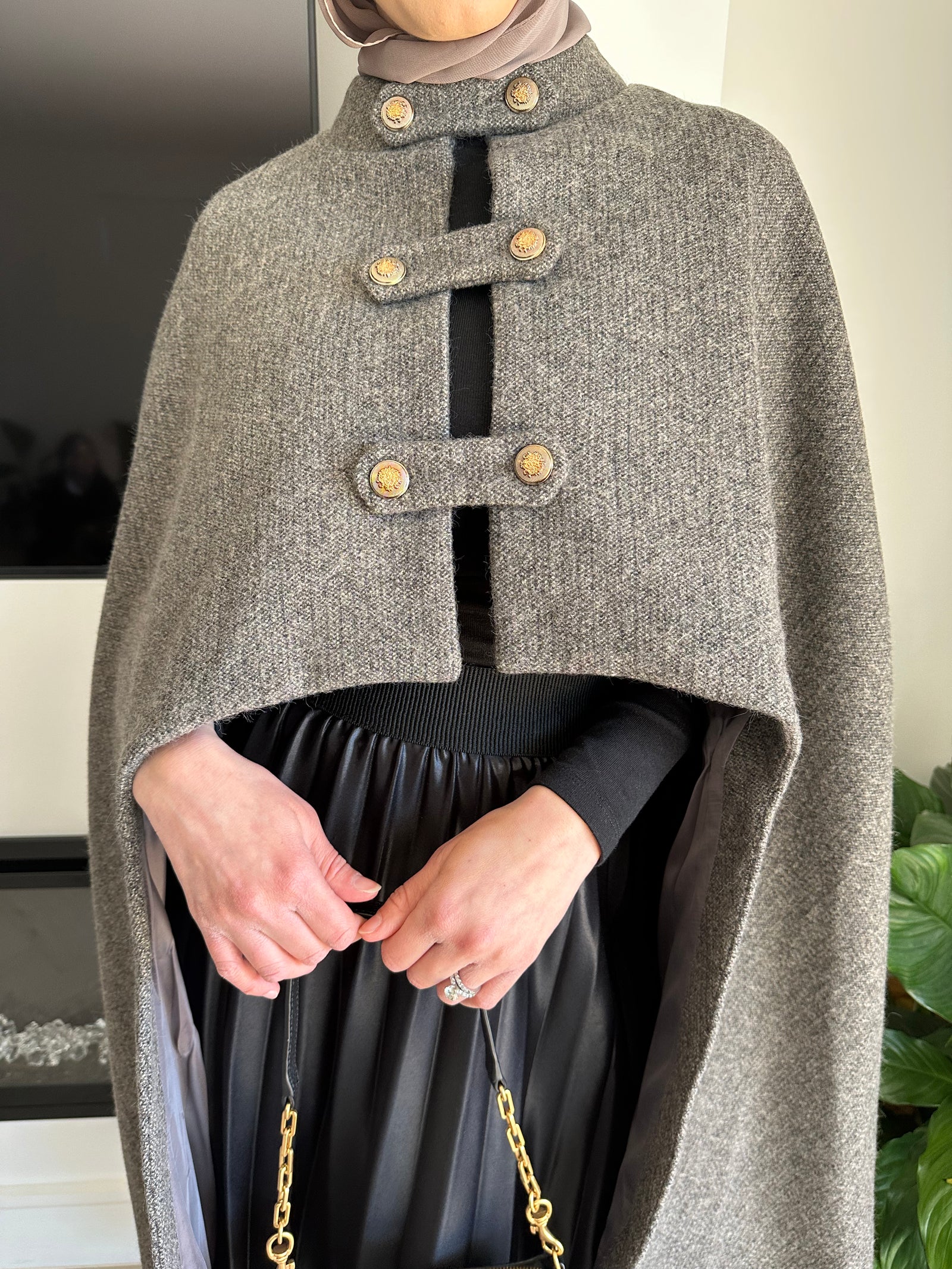 Women's winter cape coat discount