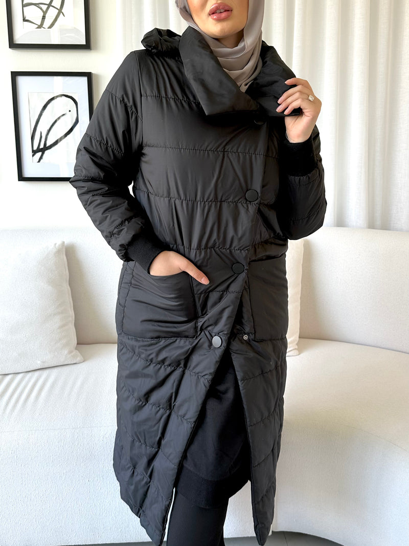 Long bomber coat sales