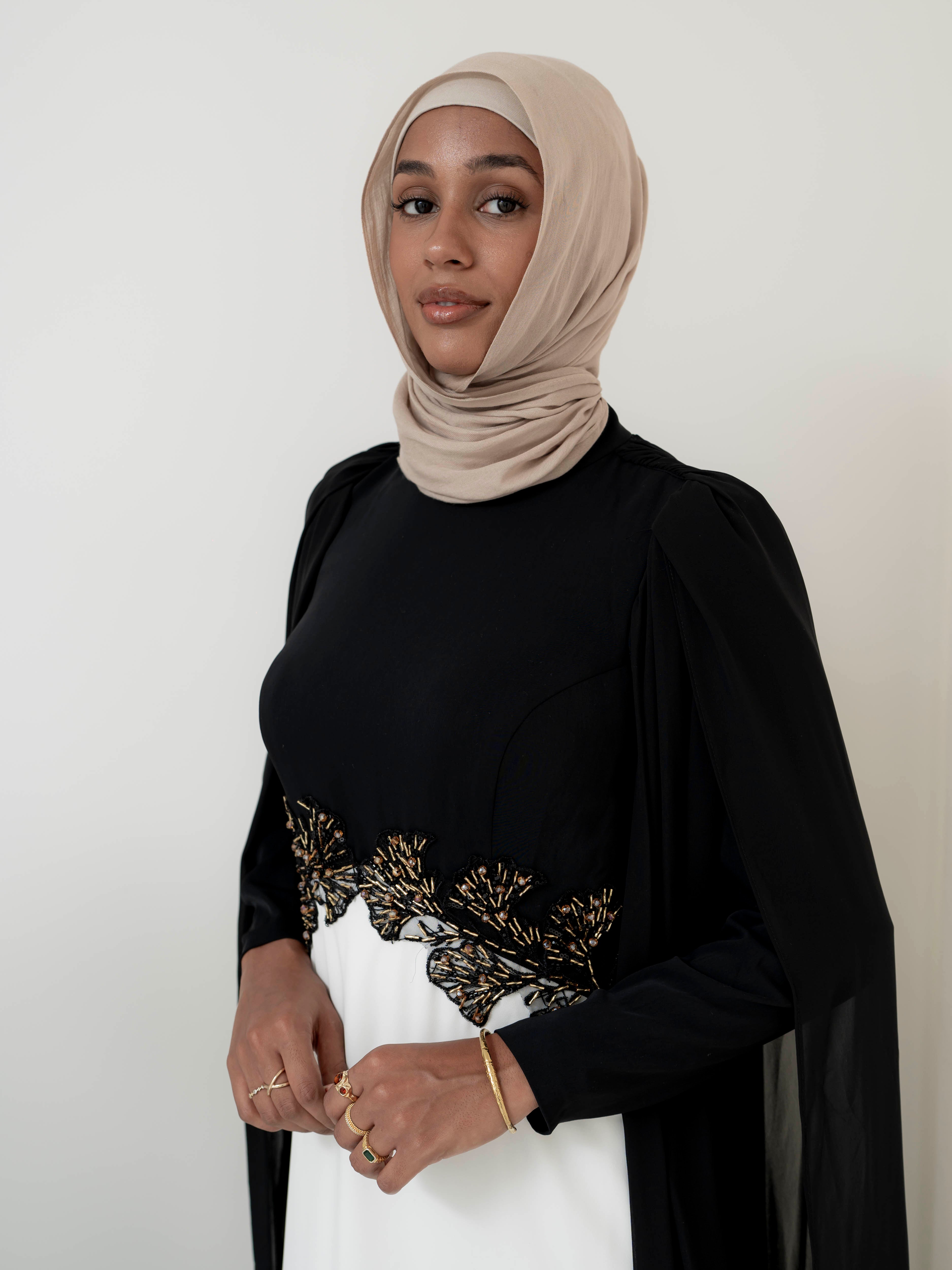 women's modest formal dress, long sleeve and maxi for any occasion, suitable for hijabi