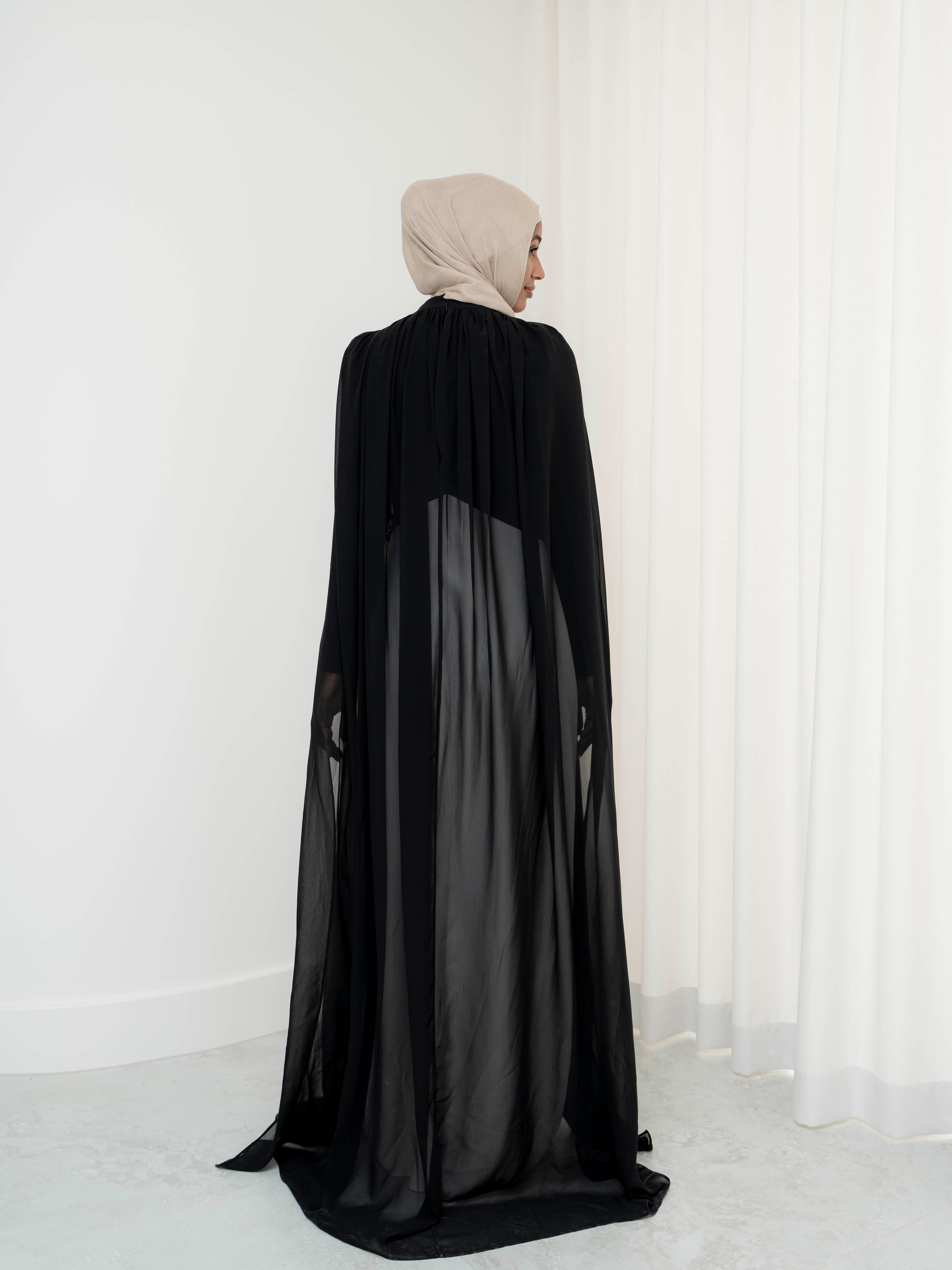 women's modest formal dress, long sleeve and maxi for any occasion, suitable for hijabi