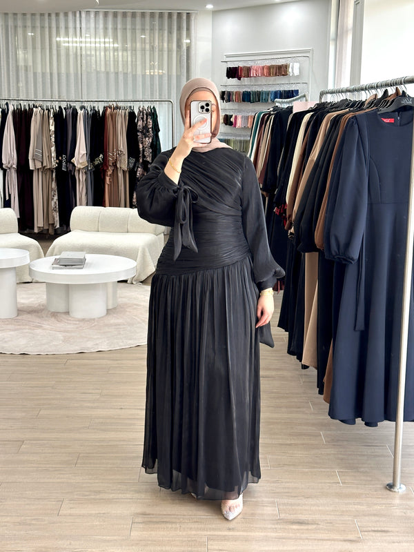 MANELLE FORMAL DRESS- BLACK