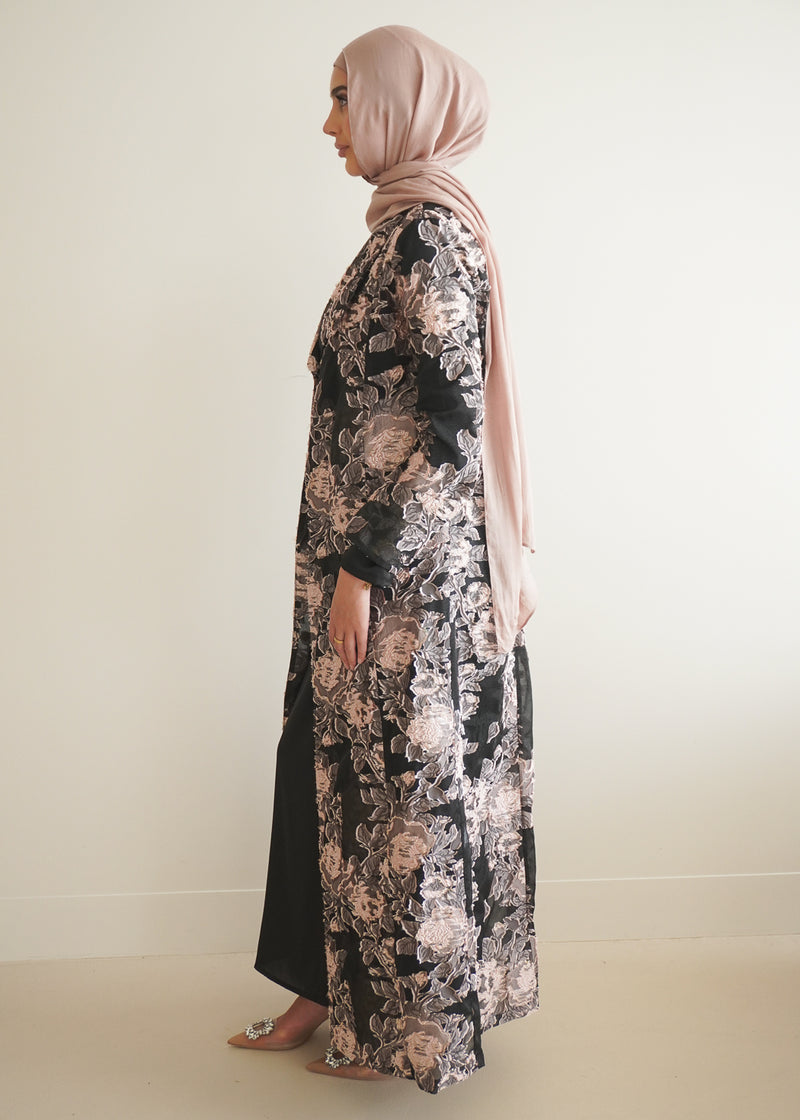 EDEN JACQUARD COAT- ROSE SET