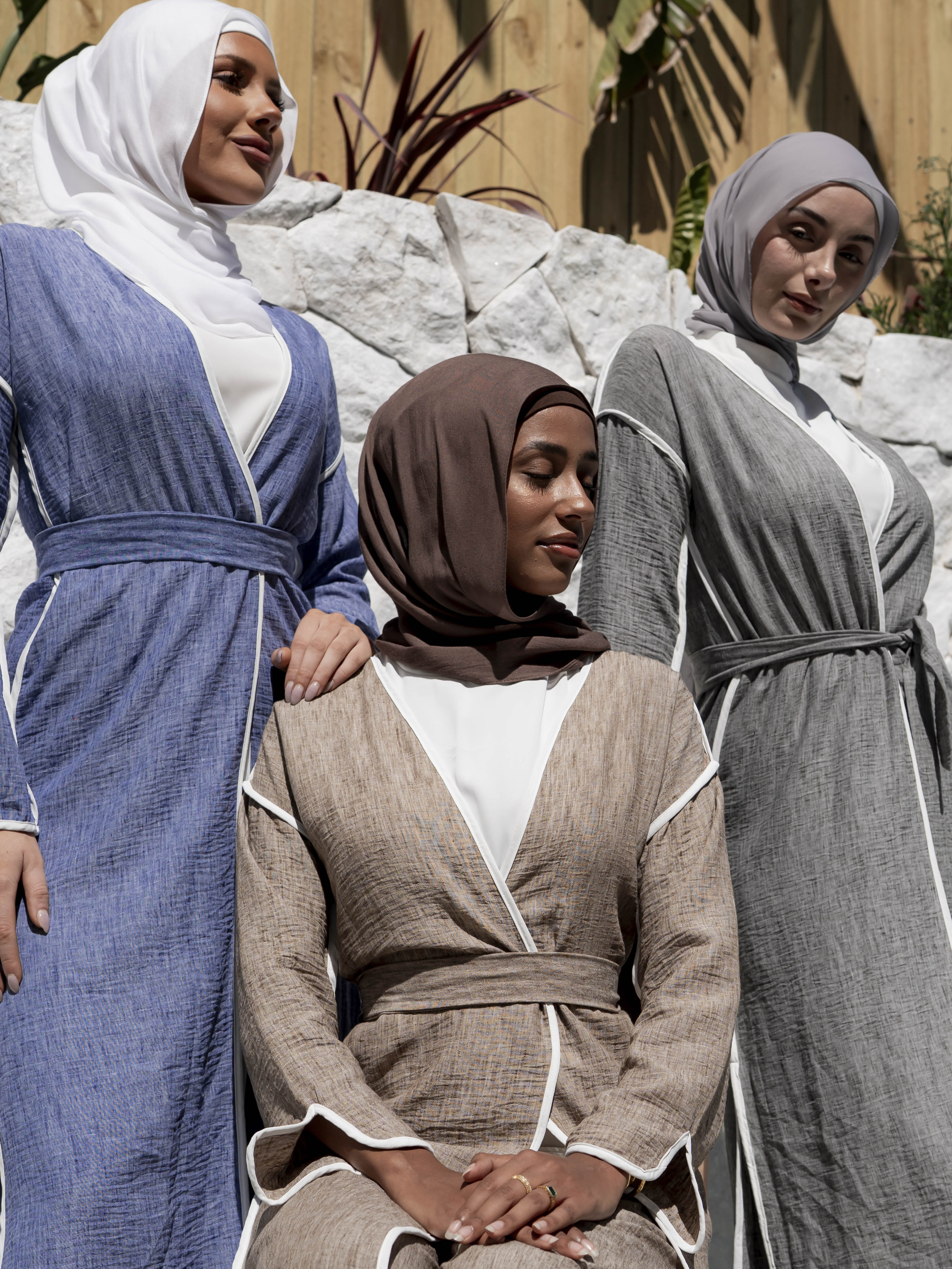 womens 3 piece co-ord matching set, lightweight and modest for spring/summer 