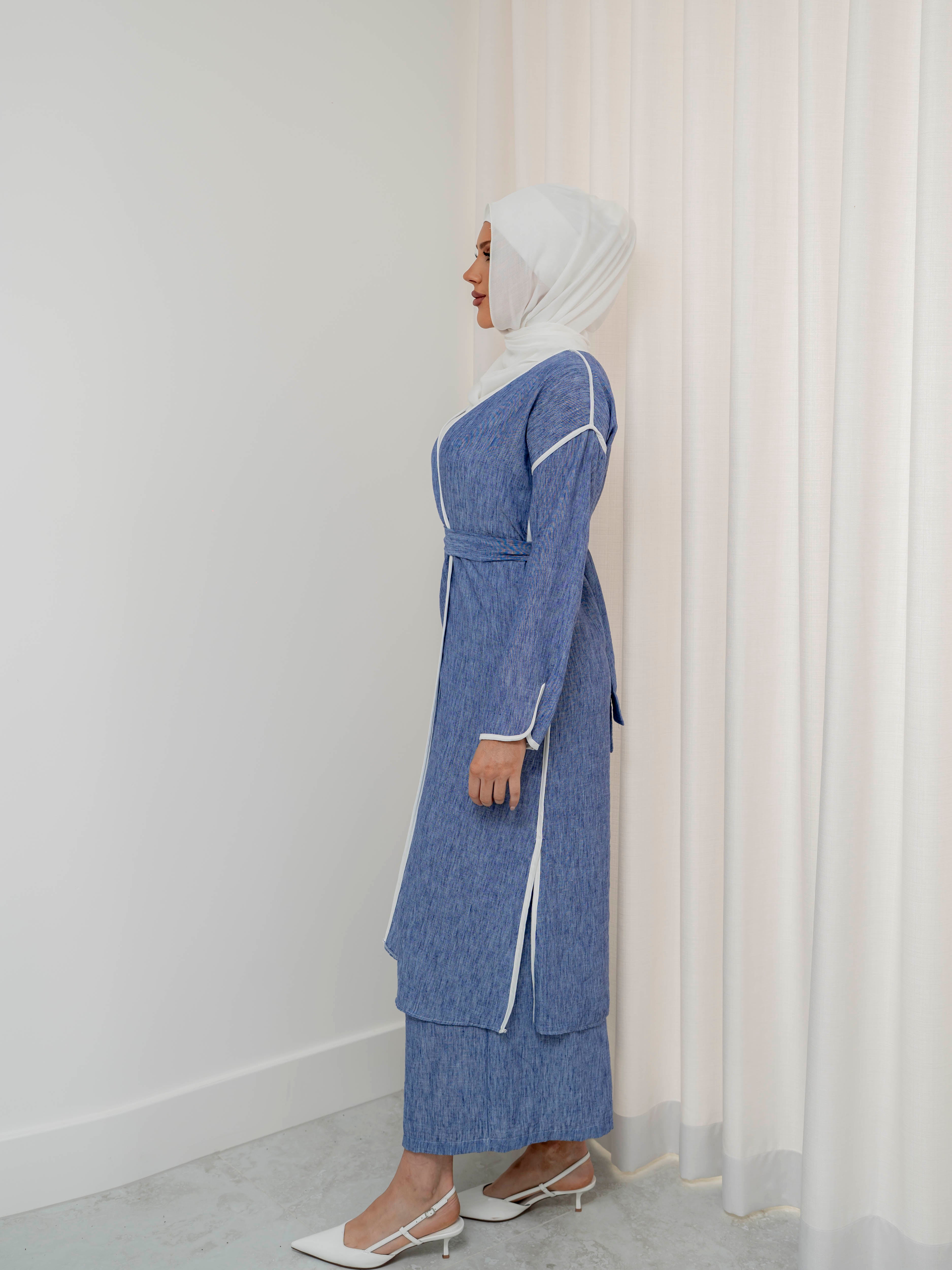 womens 3 piece co-ord matching set, lightweight and modest for spring/summer 