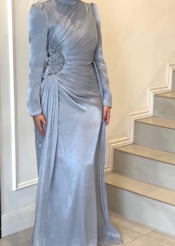 REANNE FORMAL DRESS- ICY BLUE