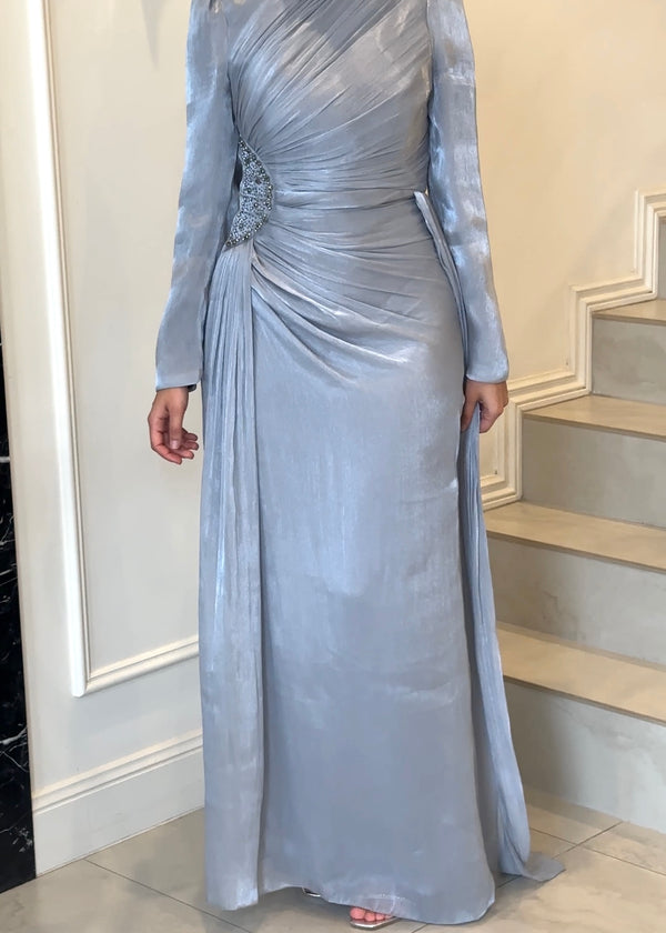 REANNE FORMAL DRESS- ICY BLUE