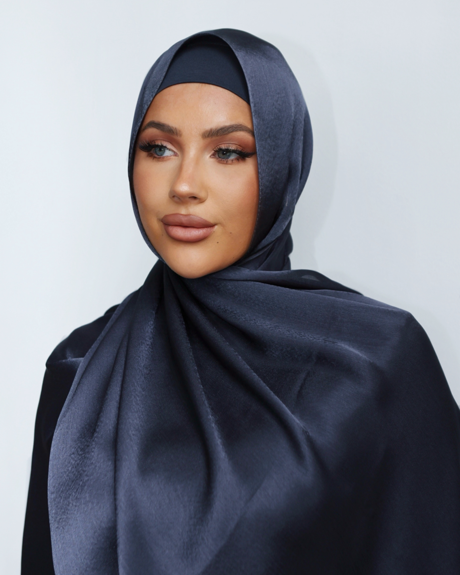 SHIMMER HIJAB- MIDNIGHT BLUE