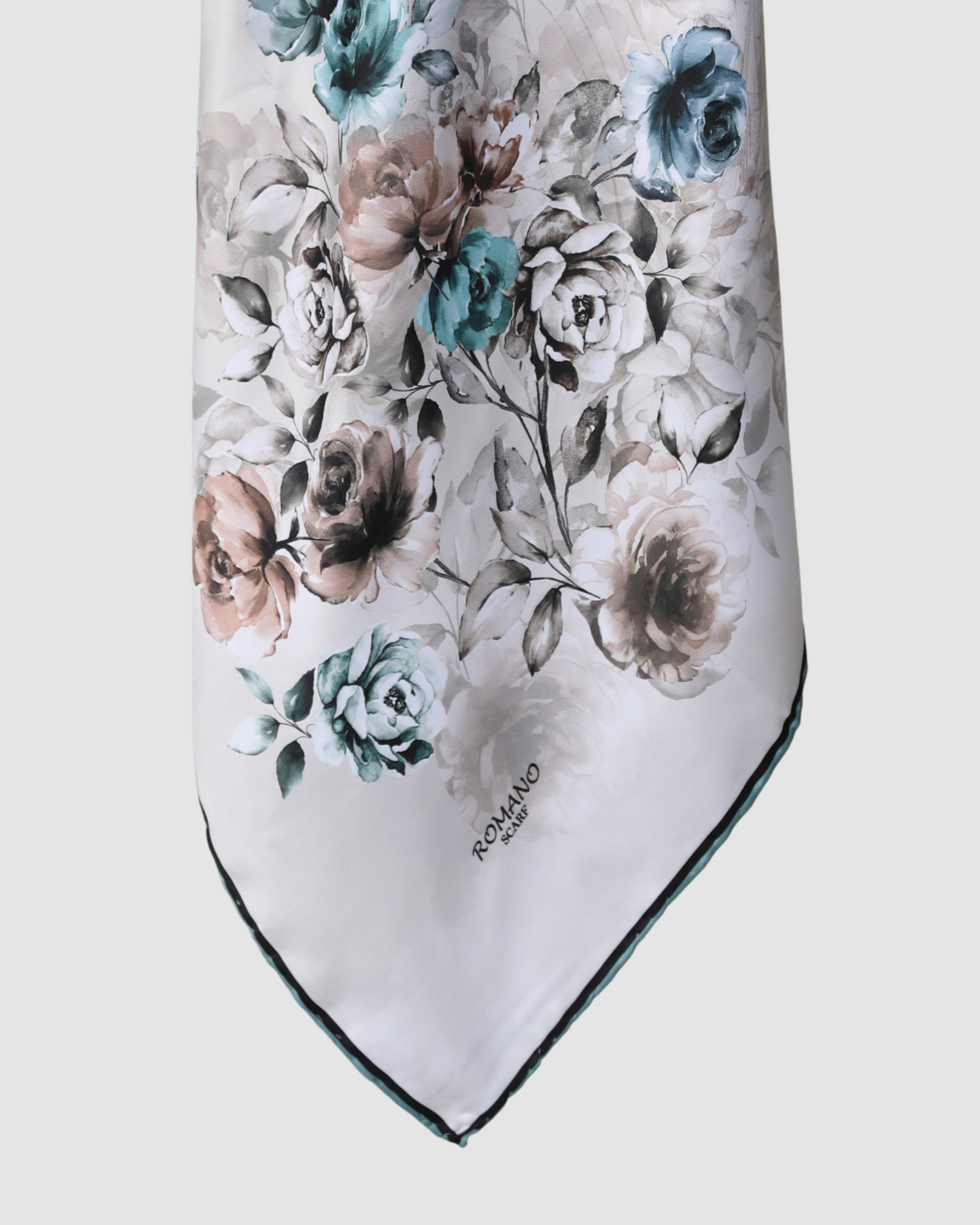 ROSE SILK SQUARE HIJAB, 110 X 110 CM