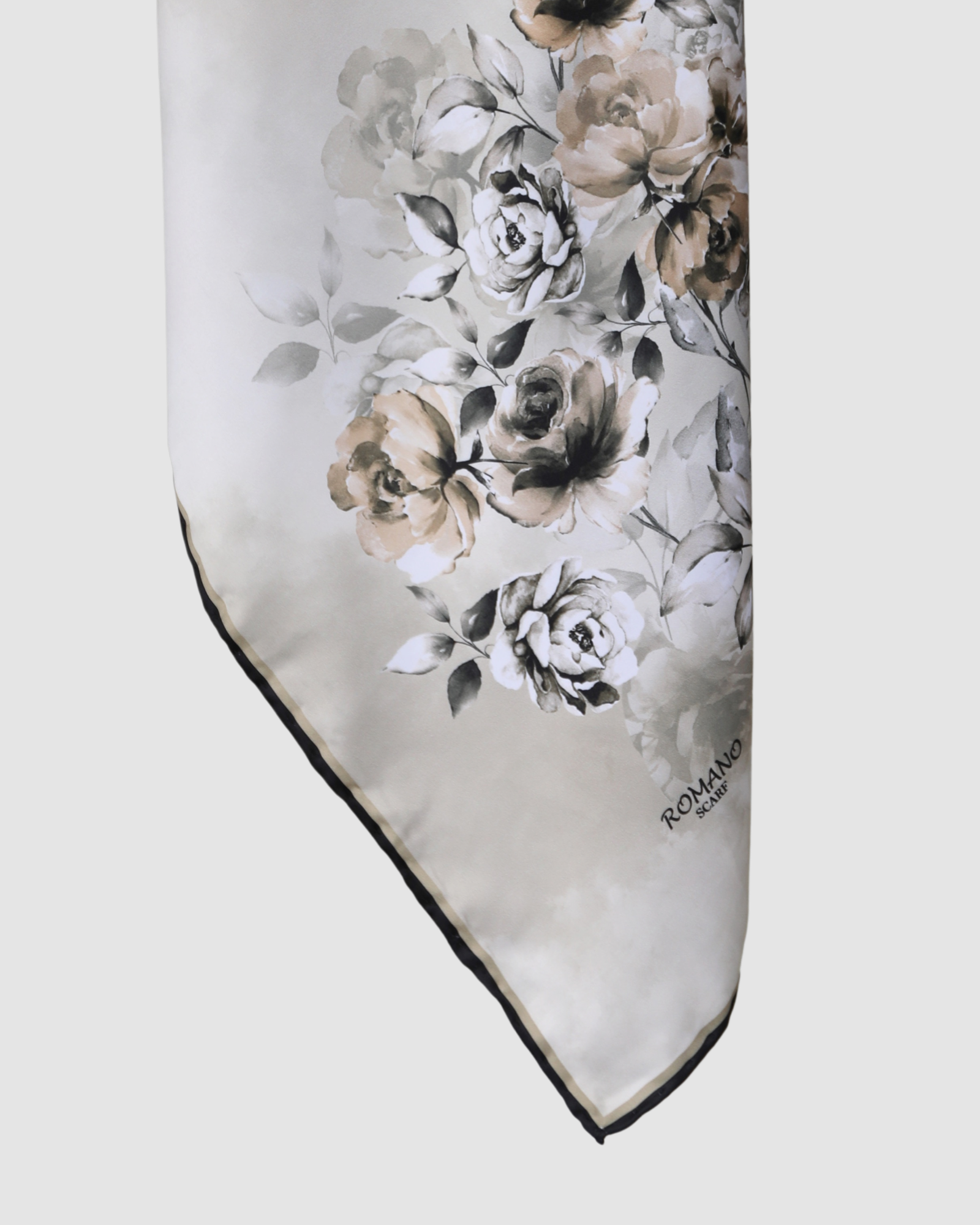 ROSE SILK SQUARE HIJAB, 110 X 110 CM