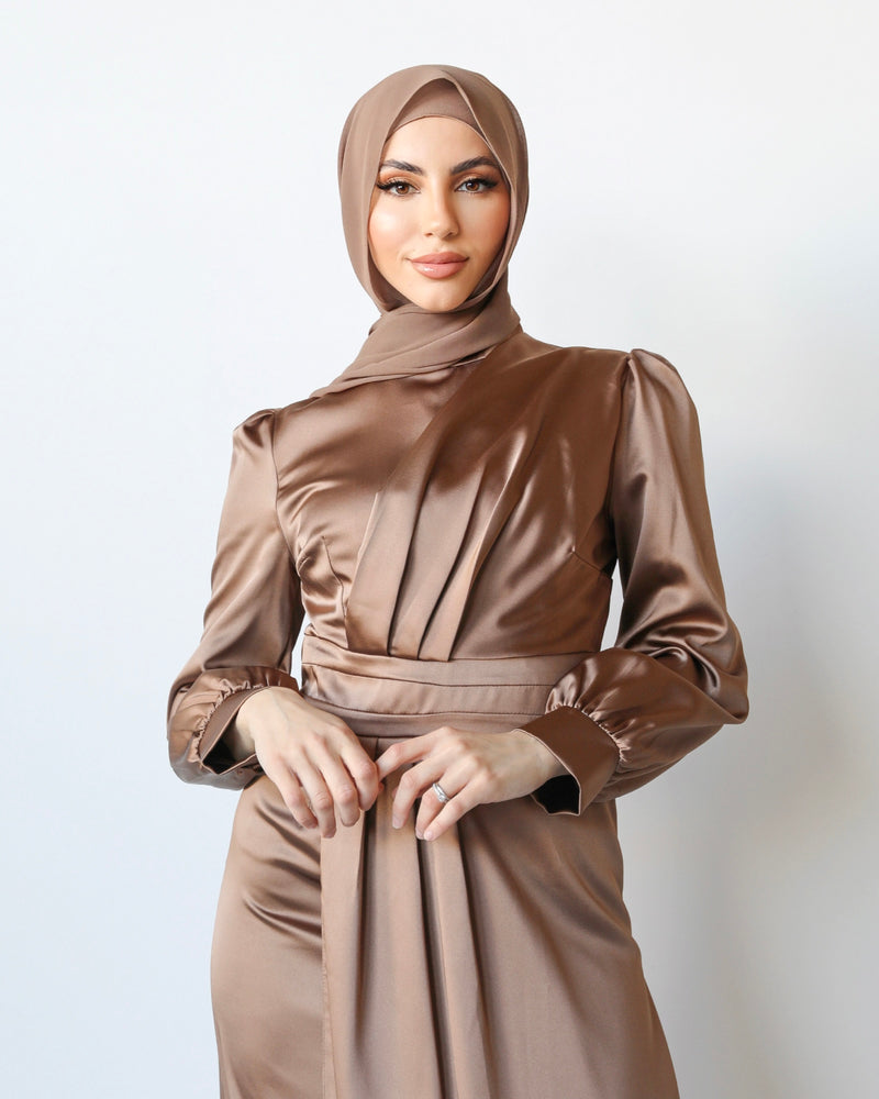 SHADIA SATIN DRESS