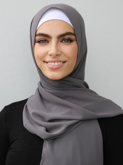 OPAQUE SMOKE LONG SCARF