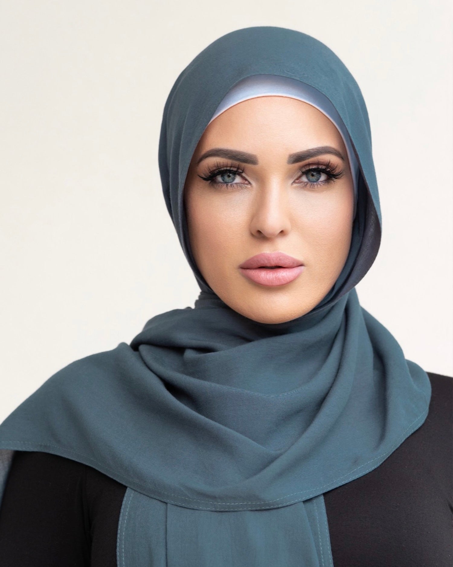 MIRAY DARK DENIM LONG HIJAB